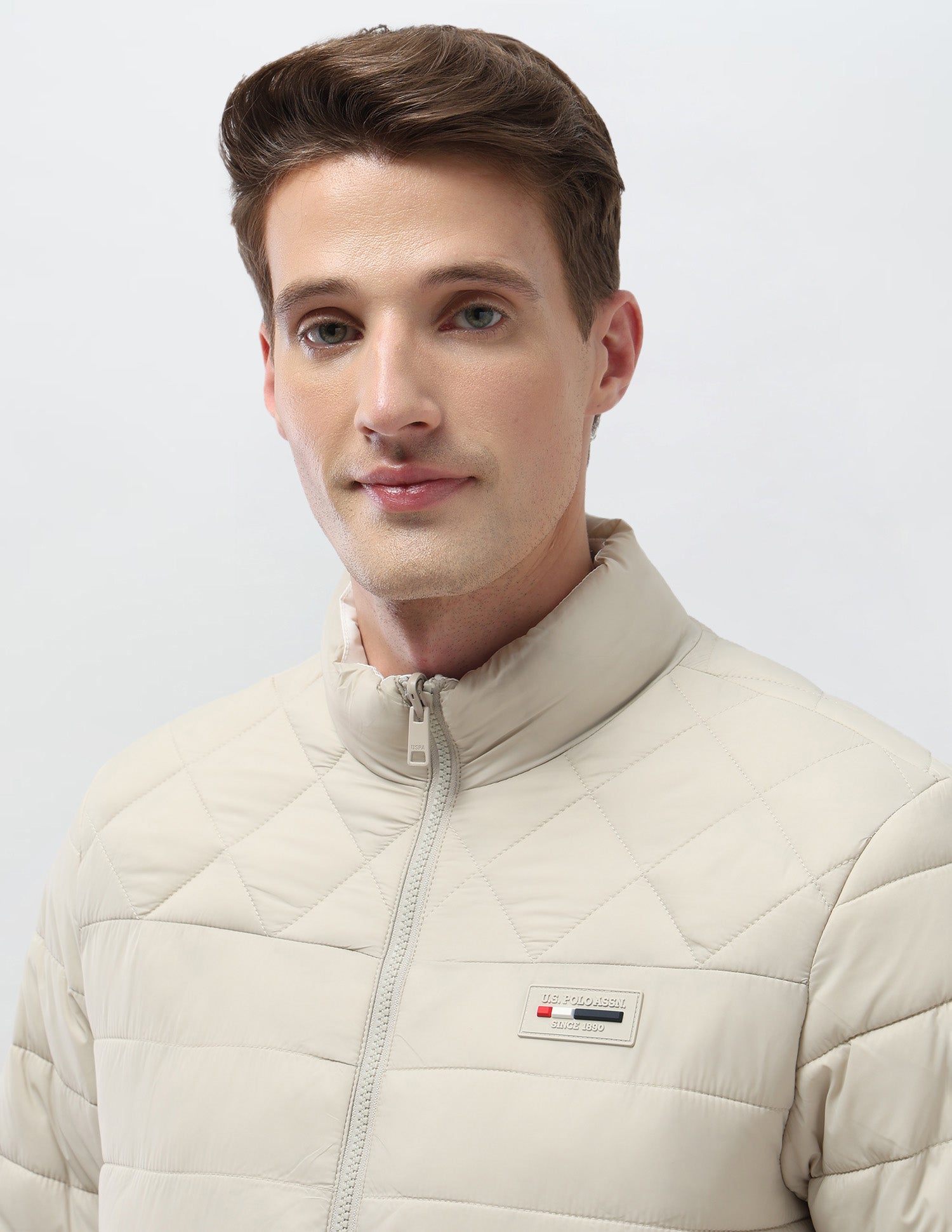 Reversible Puffer Jacket Ecru - U.S. Polo Assn. India | Large