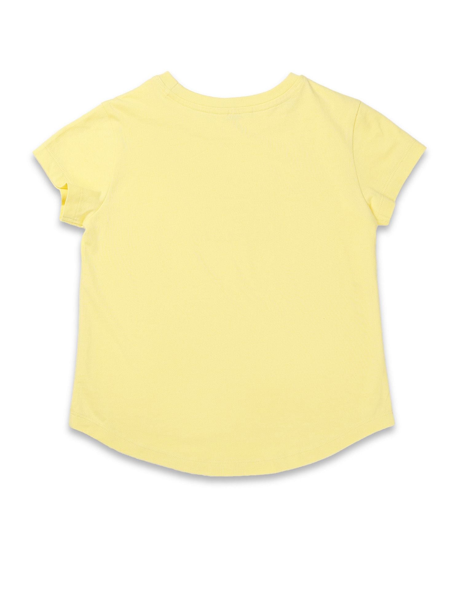 Girls Flip Sequins Relaxed Fit  T-Shirt Yellow - U.S. POLO ASSN. | Large