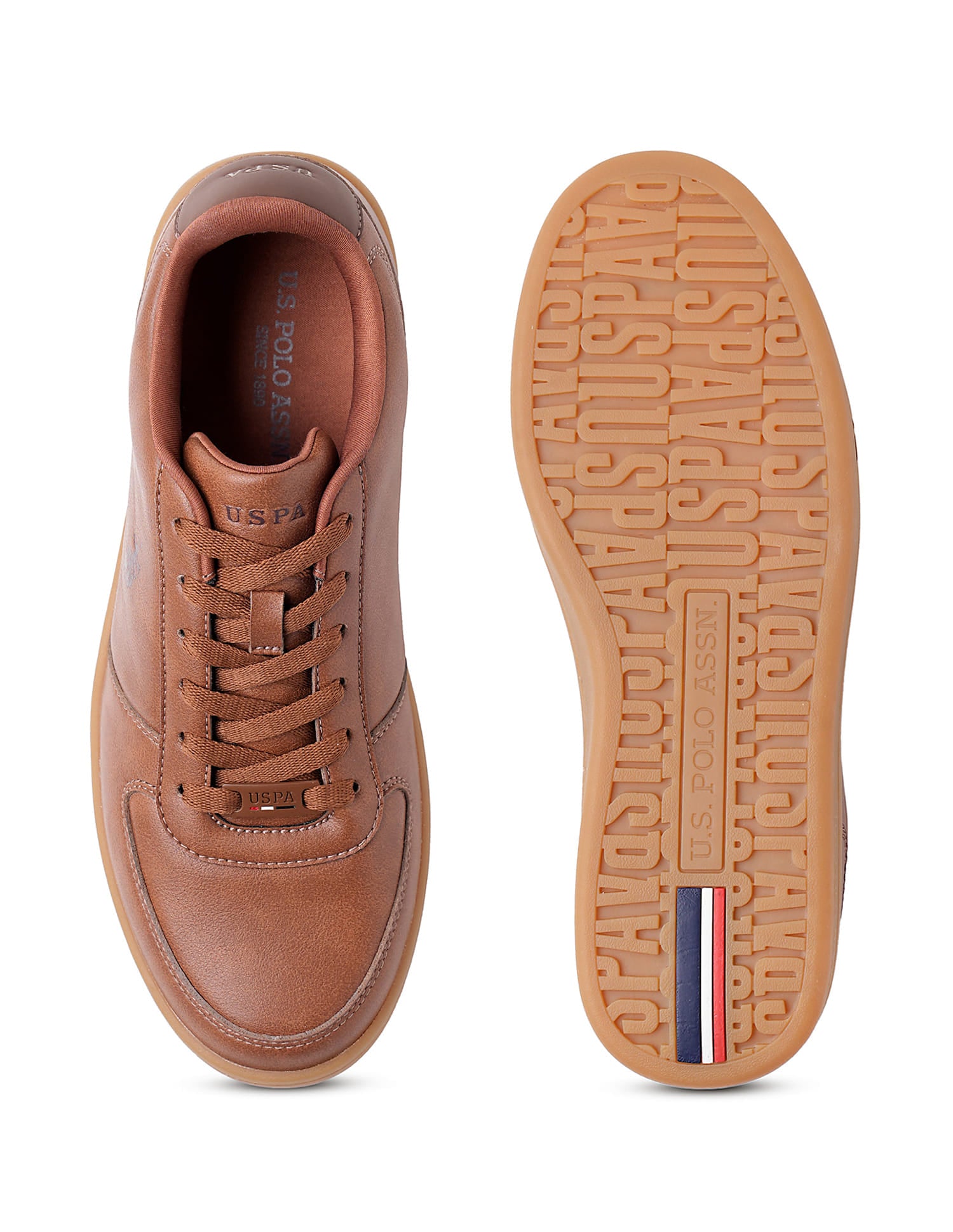 Round Toe Alexis 2.0 Sneakers Tan - U.S. Polo Assn. India | Large