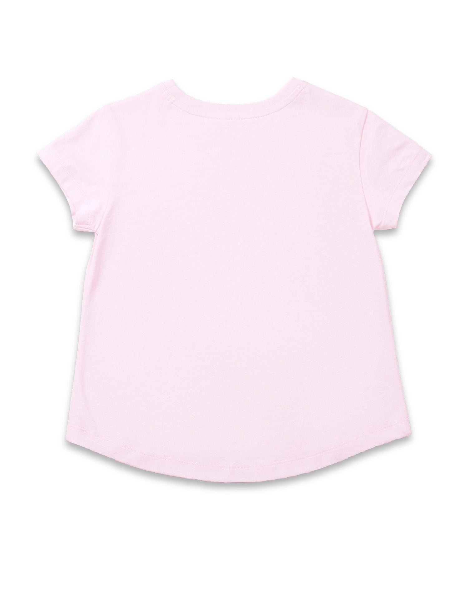 Girls Brand Printed Regular Fit T-Shirt Pink - U.S. POLO ASSN. | Large