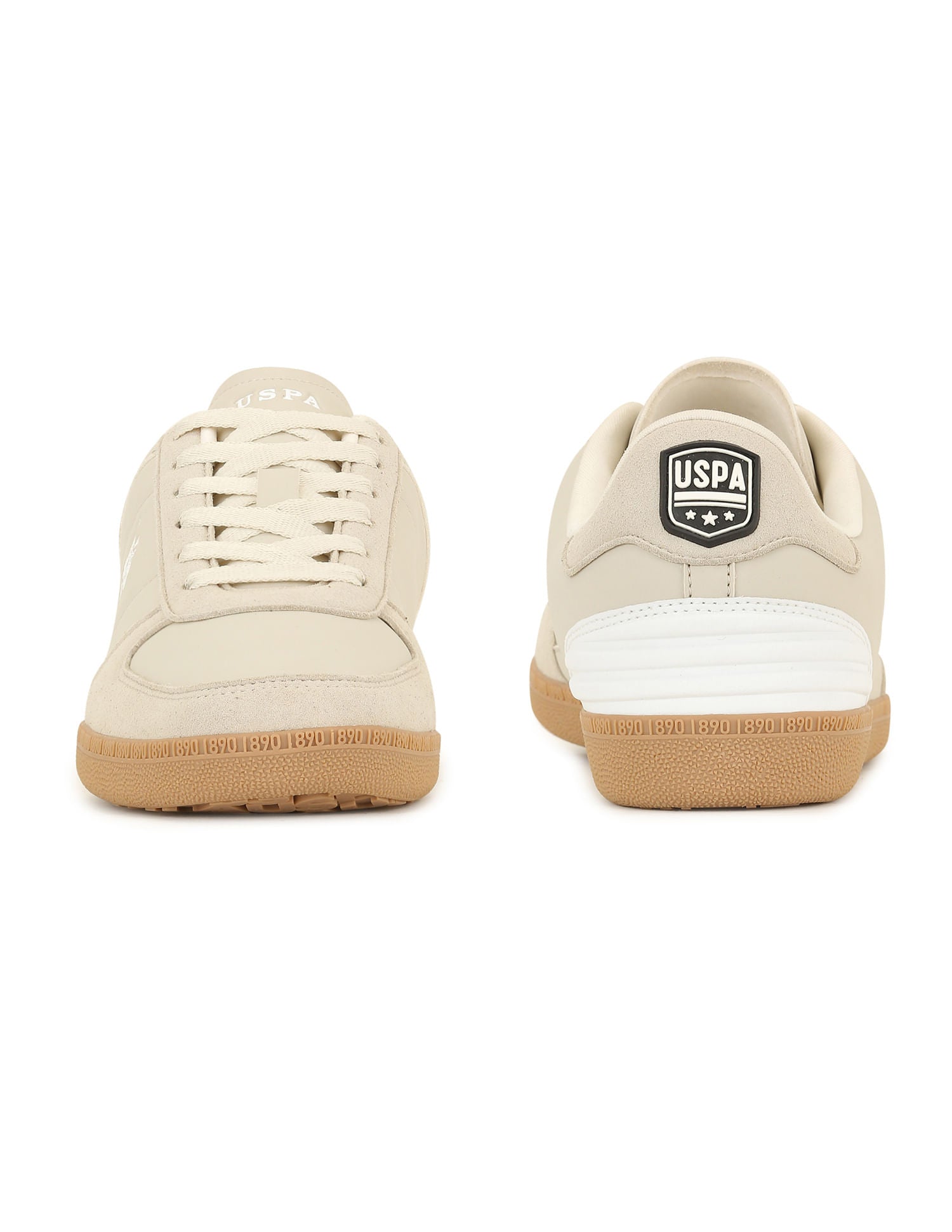 Men Round Toe Terrace Sneakers Beige - U.S. POLO ASSN. | Large