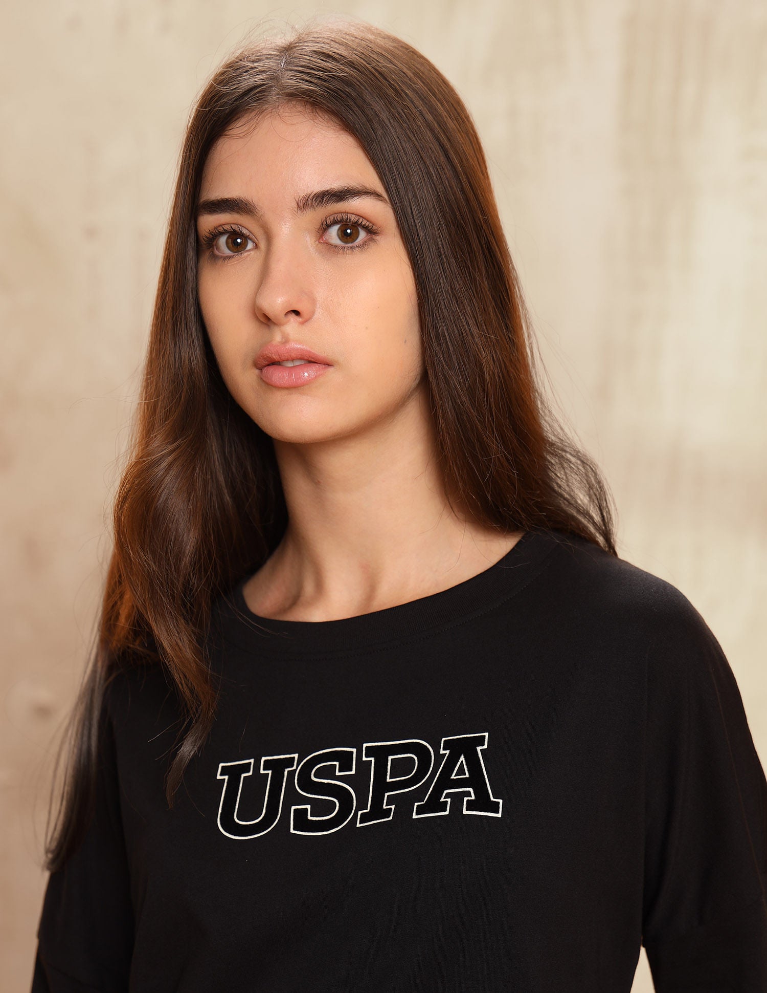 Solid Regular Fit T-Shirt Black - U.S. POLO ASSN. | Large