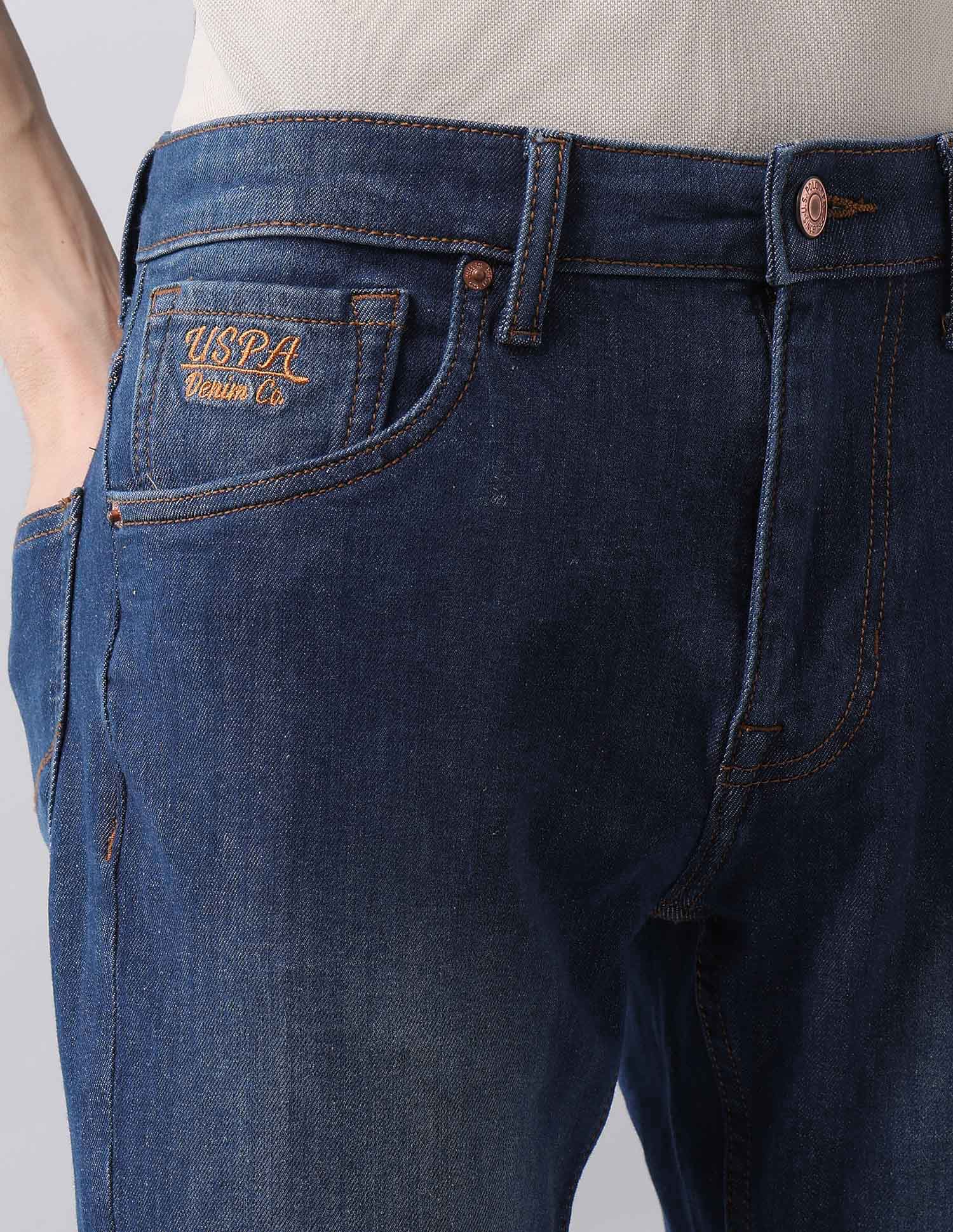 Regallo Skinny Fit Blue Jeans Blue - U.S. Polo Assn. India | Large