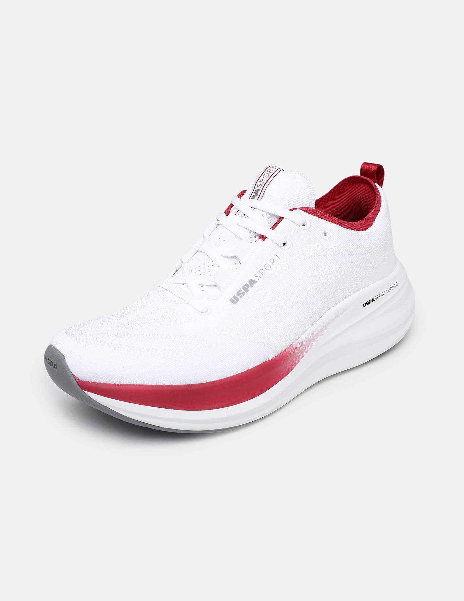 Quartette Runner Lace-Ups Running Shoes Off White - U.S. Polo Assn. India | Large