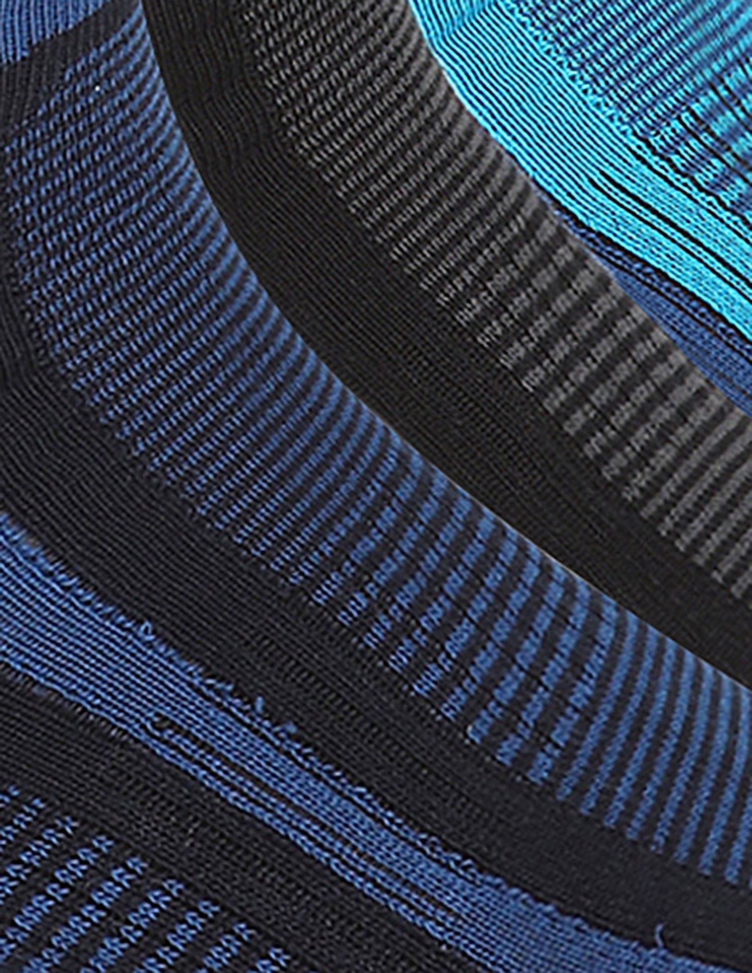 Ankle Length Striped ES006 Socks - Pack Of 3 Blue, Navy and Black - U.S. POLO ASSN. | Large