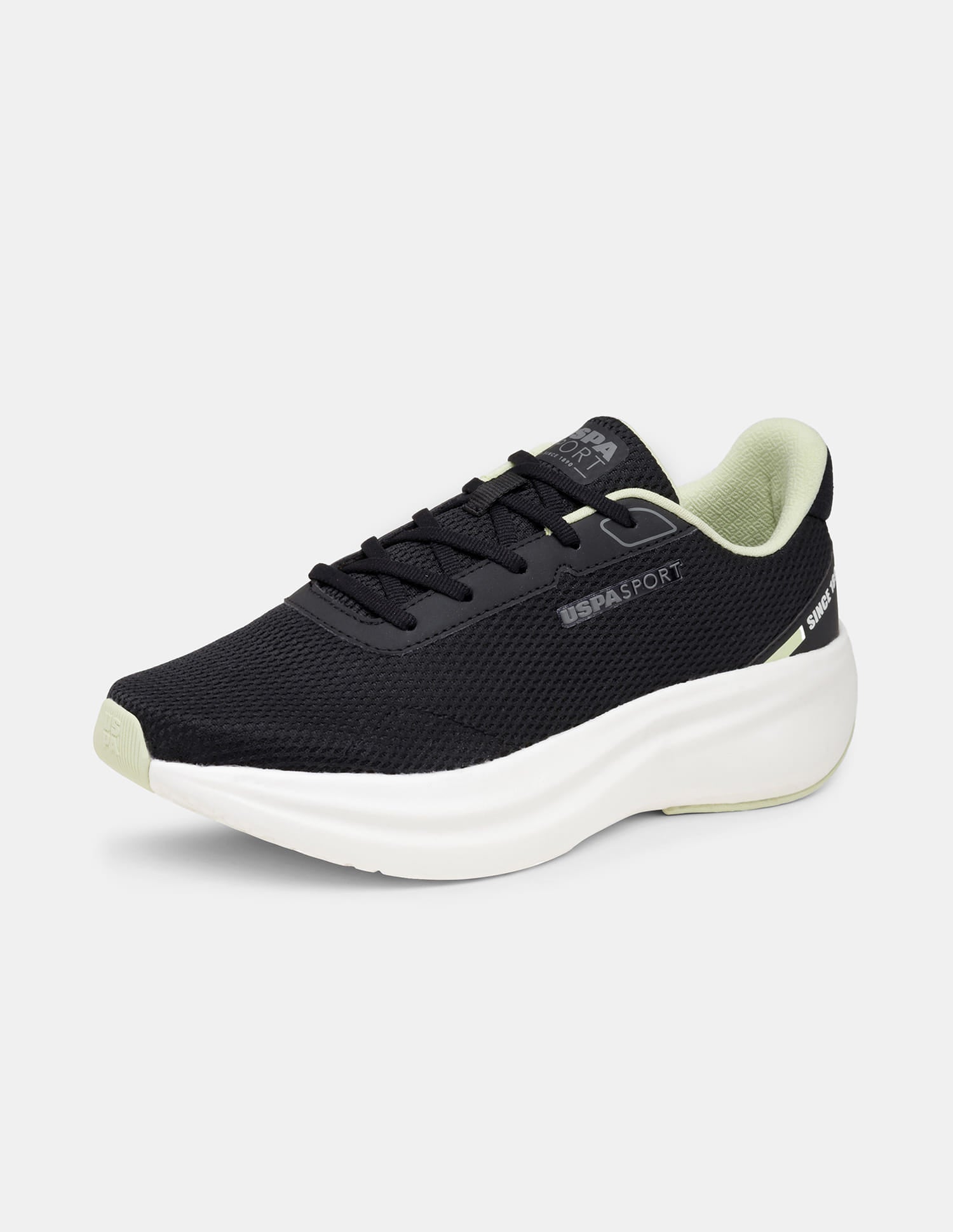 Men Black Ryder Uspa Sport Sneakers Black - U.S. Polo Assn. India | Large