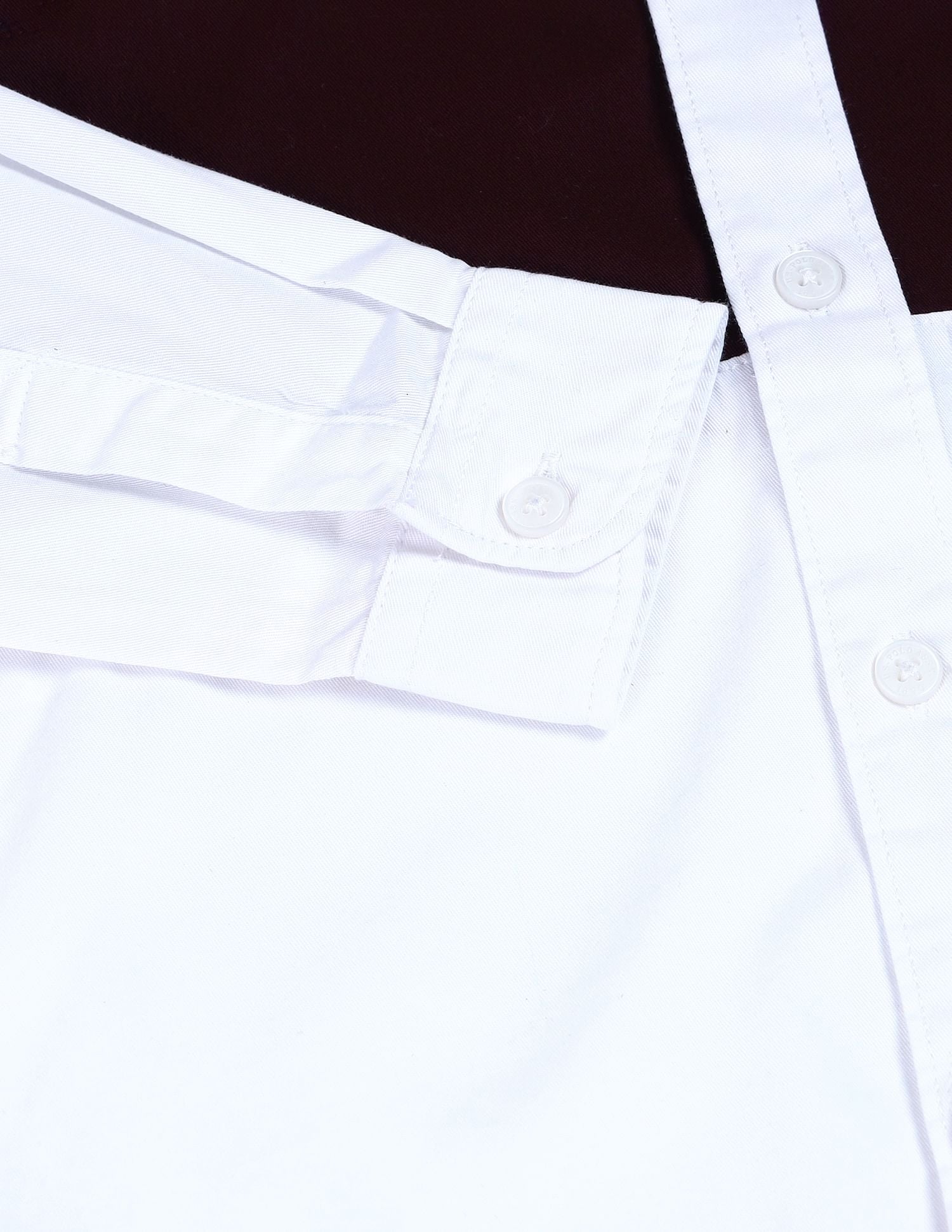 Boys Colourblocked Regular Fit Shirt White - U.S. POLO ASSN. | Large