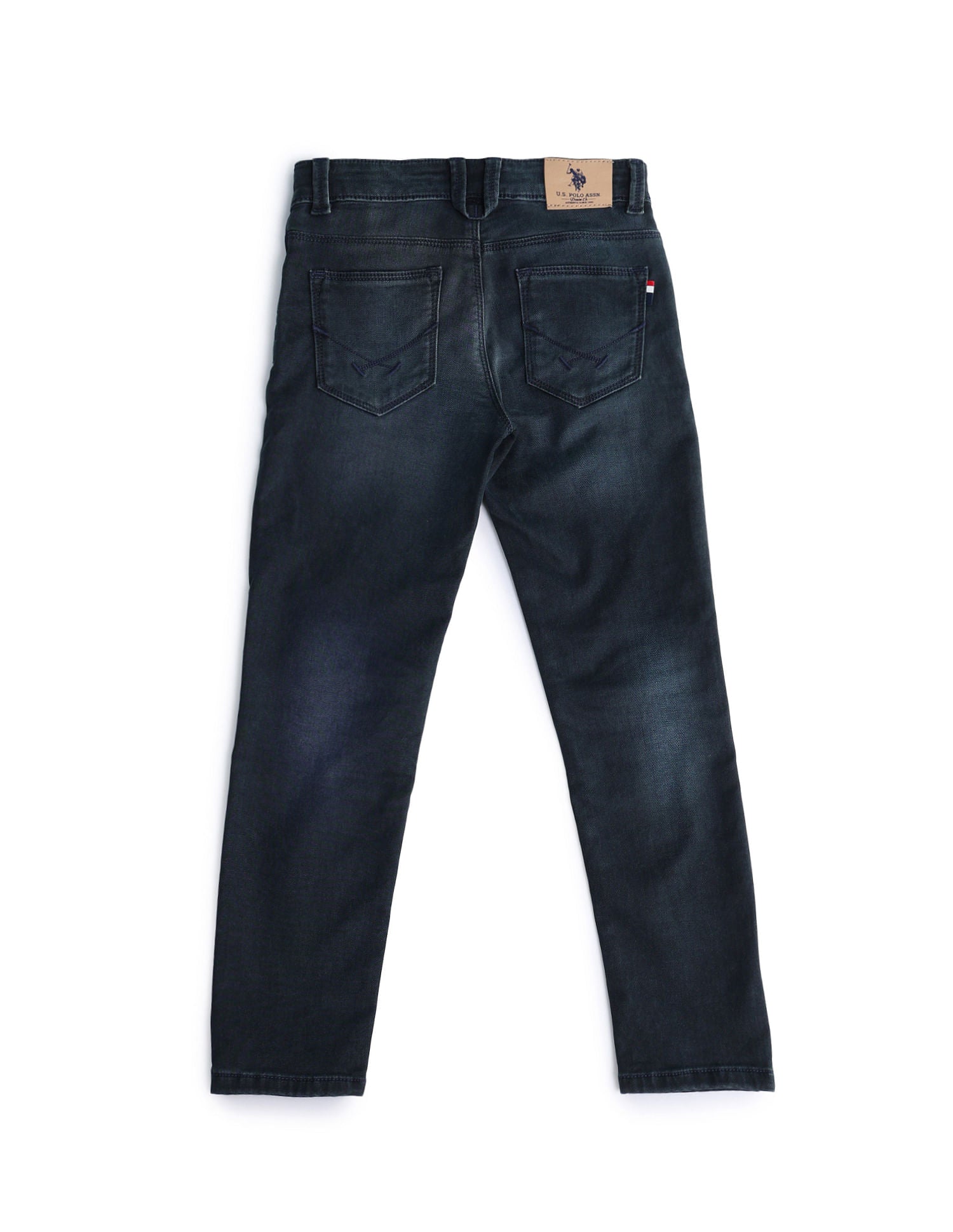 Boys Slim Fit Blue Jeans Navy blue - U.S. POLO ASSN. | Large