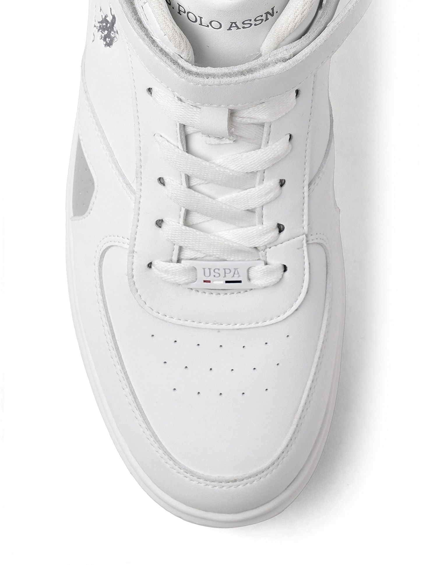 Men Velino Solid Sneakers White - U.S. Polo Assn. India | Large