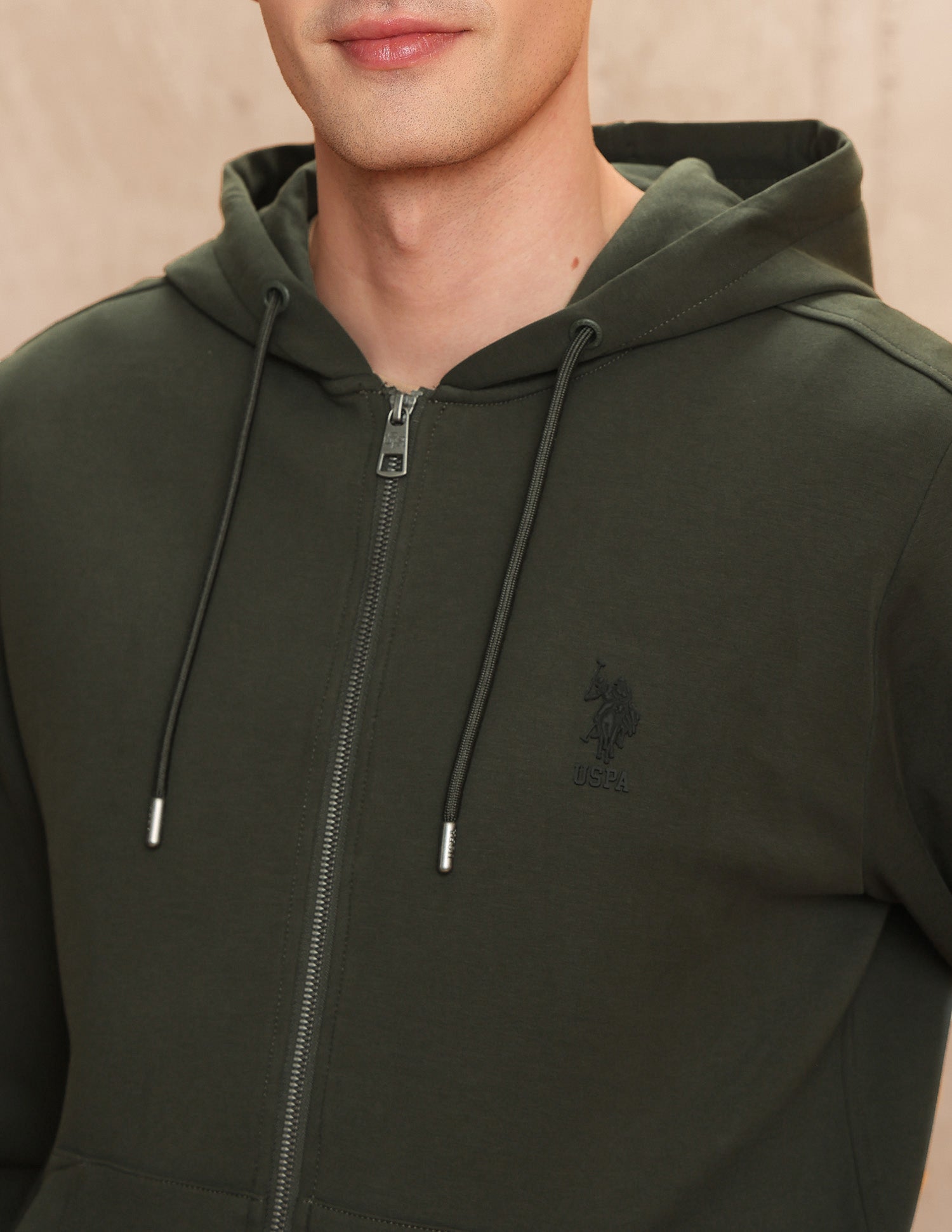 Solid Legend Of Horseshoe Sweatshirt Olive - U.S. POLO ASSN. | Large