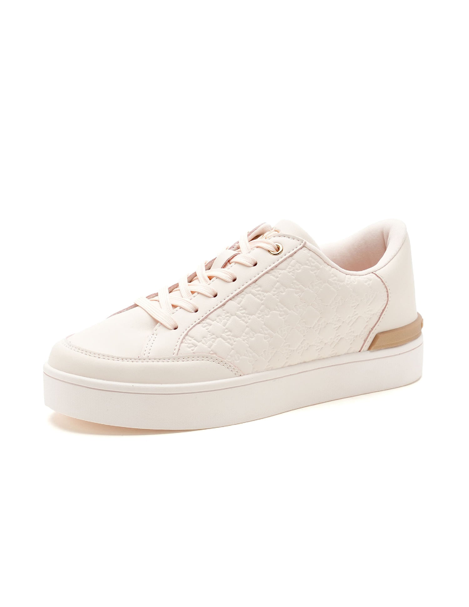Women Debossed Branding Mila Sneakers Pink - U.S. Polo Assn. India | Large