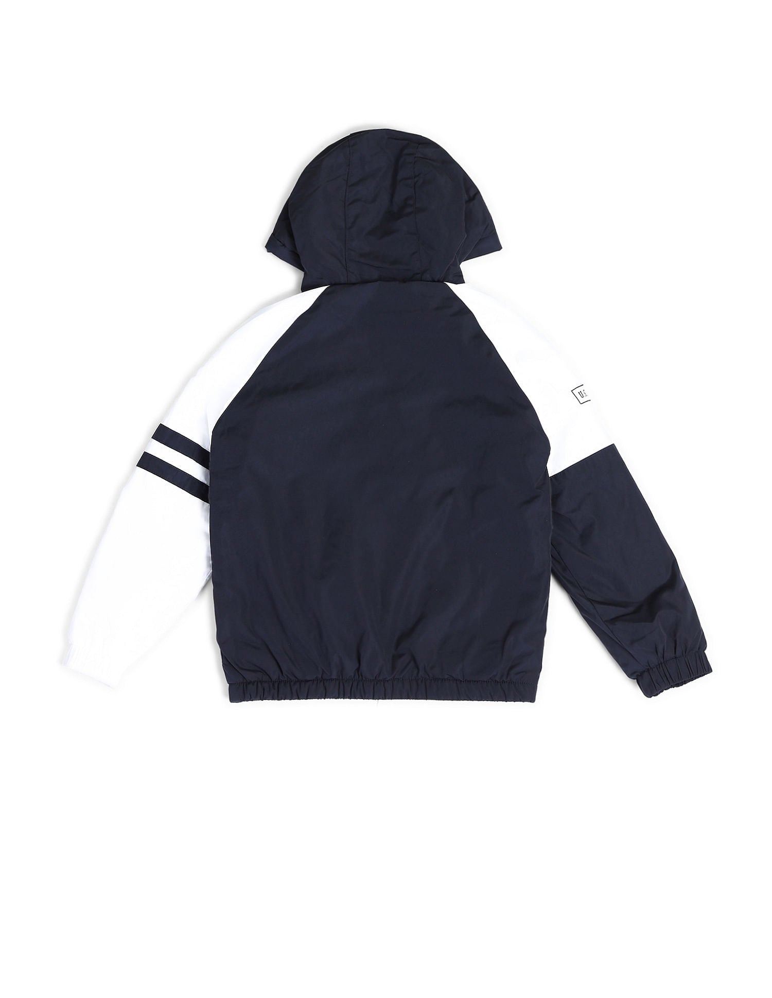 Boys Regular Fit Solid Casual Jacket Navy - U.S. POLO ASSN. | Large