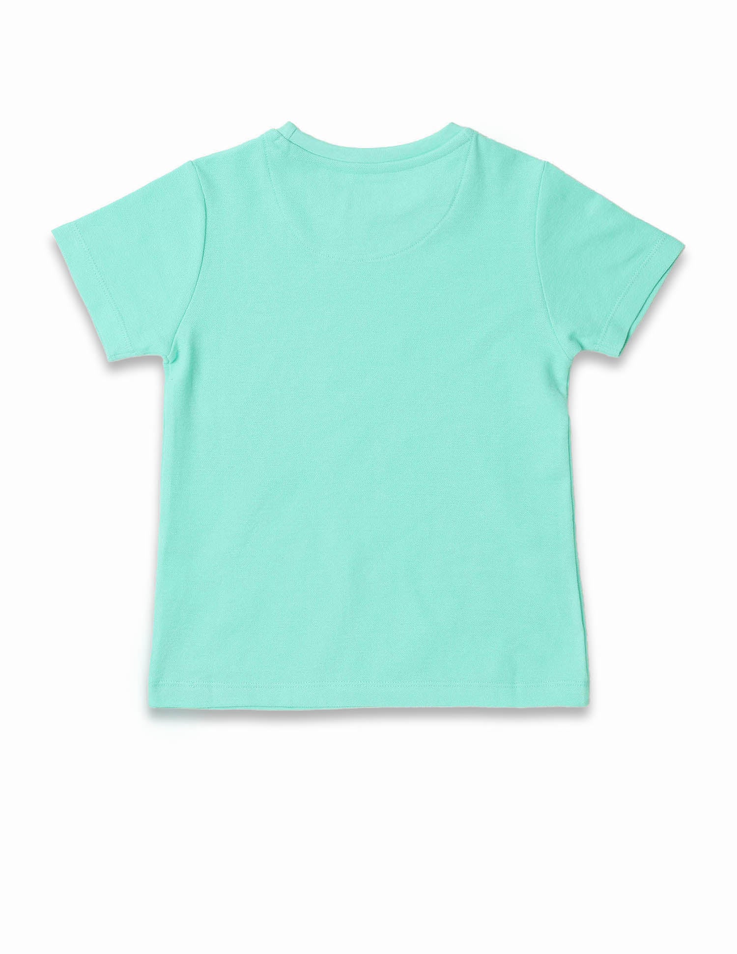 Boys Brand Embossed Regular Fit T-Shirt Aqua - U.S. POLO ASSN. | Large