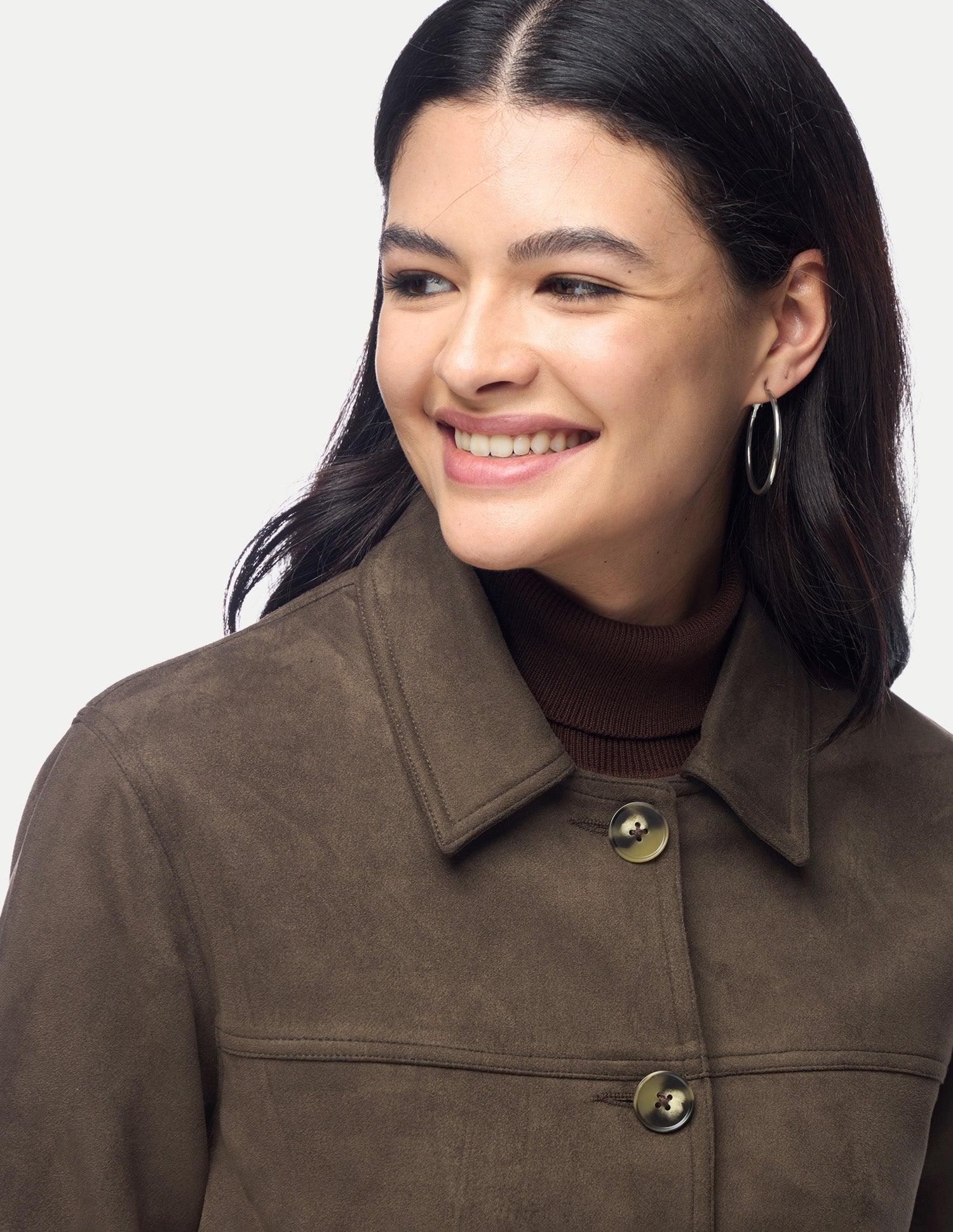 Solid Suede Jacket Brown - U.S. Polo Assn. India | Large
