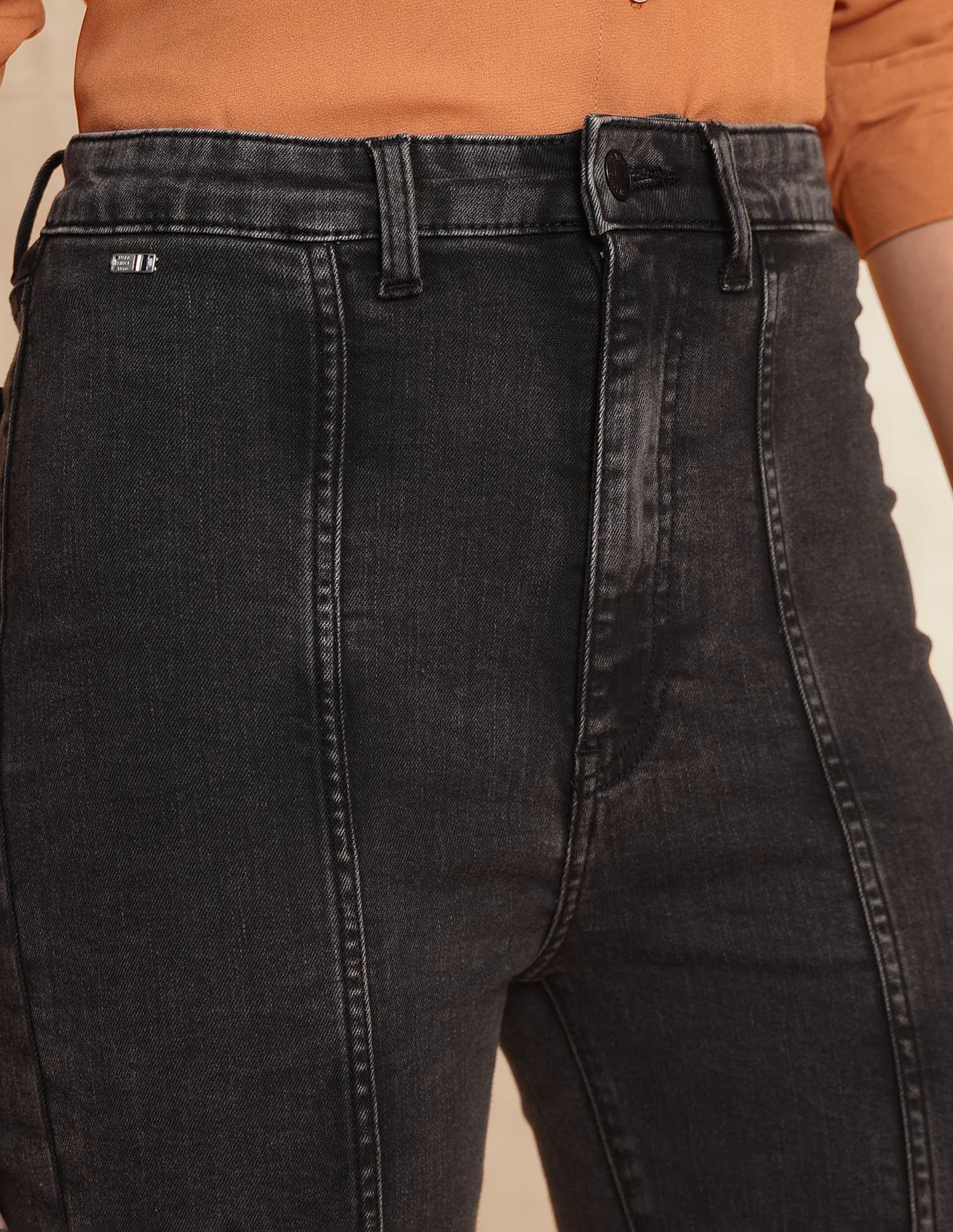 Ultra High Rise Bootcut Jeans Dark Grey - U.S. POLO ASSN. | Large