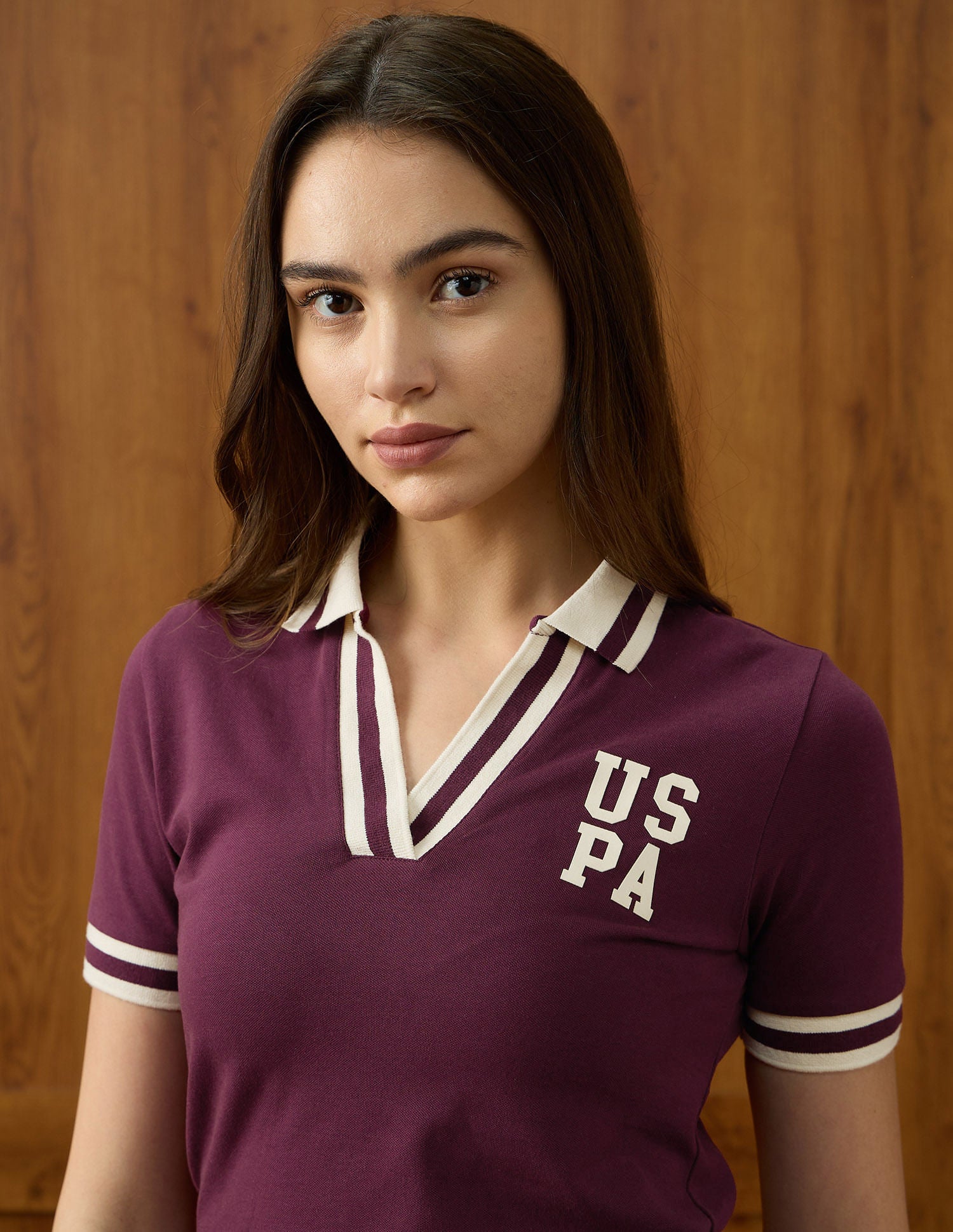 Regular Fit Solid Polo Shirt Fig - U.S. Polo Assn. India | Large