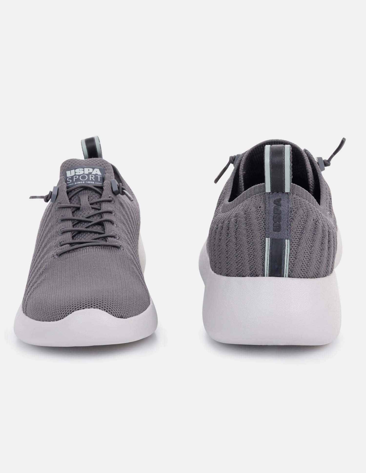 Men Solid Rocco Sports Sneakers Dark Grey - U.S. Polo Assn. India | Large