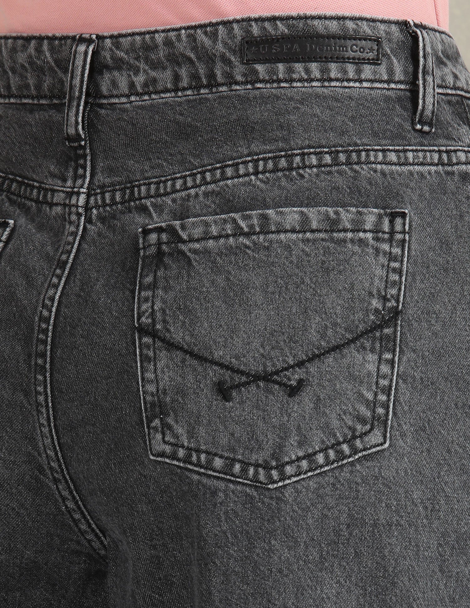 Mid Rise Rinsed Jeans Grey - U.S. POLO ASSN. | Large