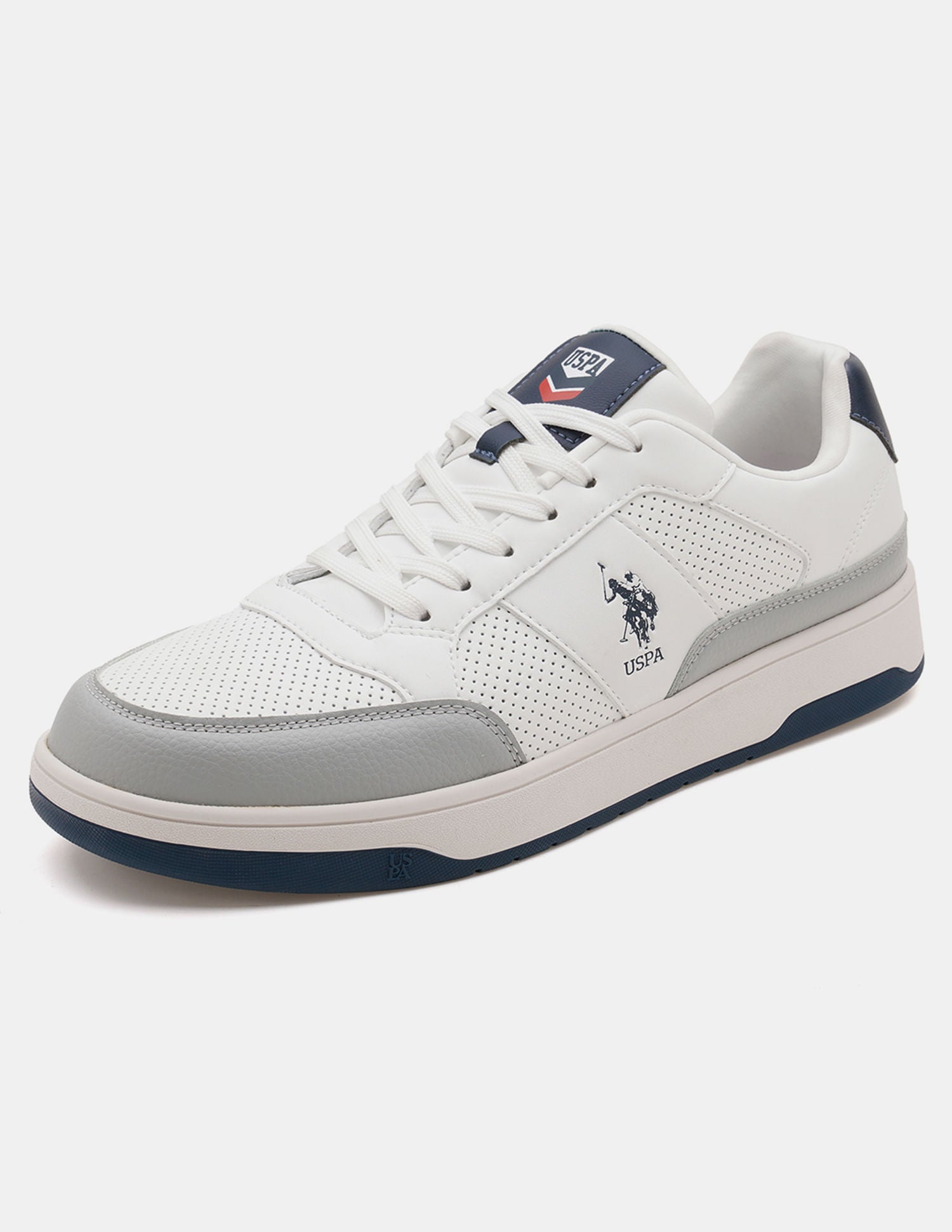 Men Colour Blocked Simon 2.0 Sneakers Light Grey - U.S. POLO ASSN. | Large