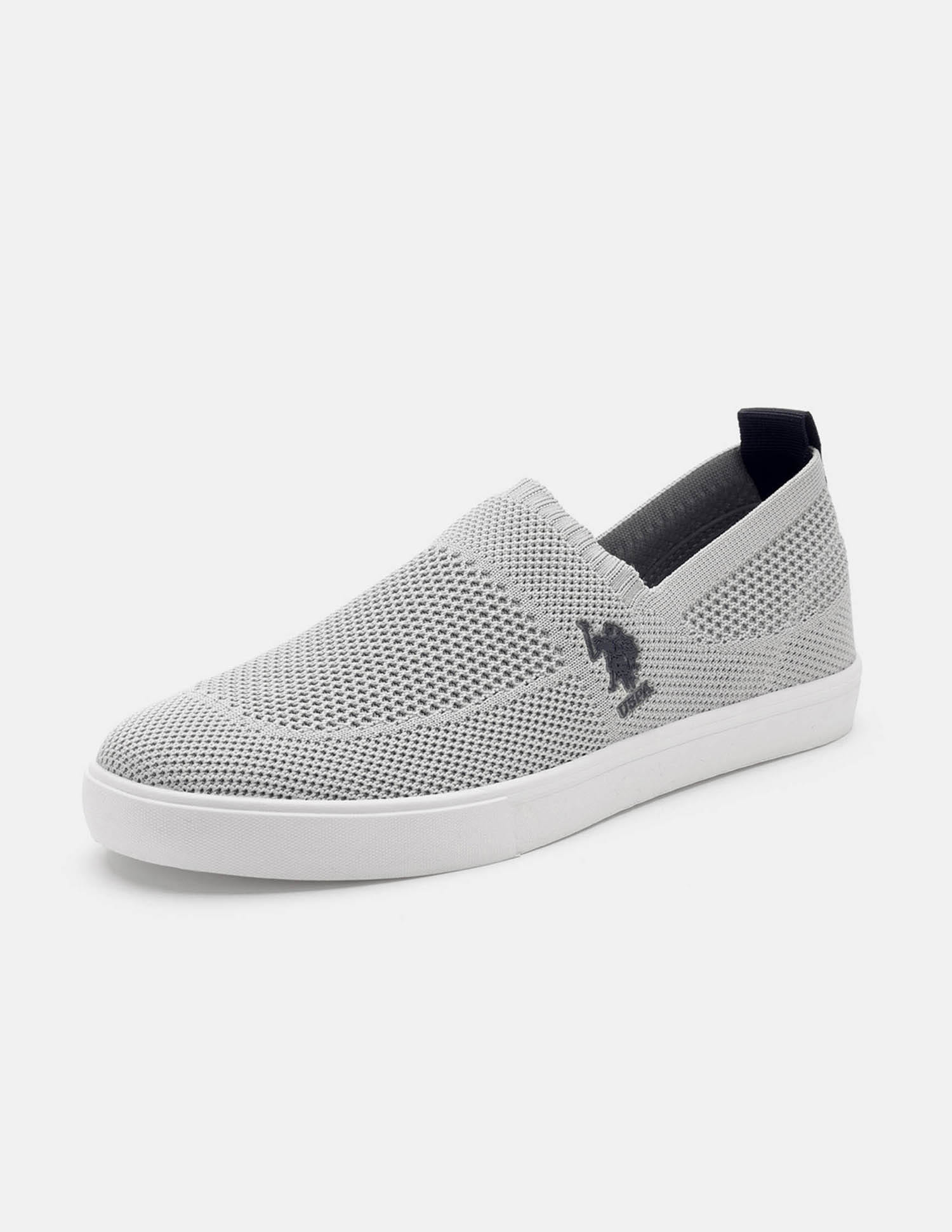 Men Octavia 3.0 Slip On Sneakers Grey - U.S. Polo Assn. India | Large