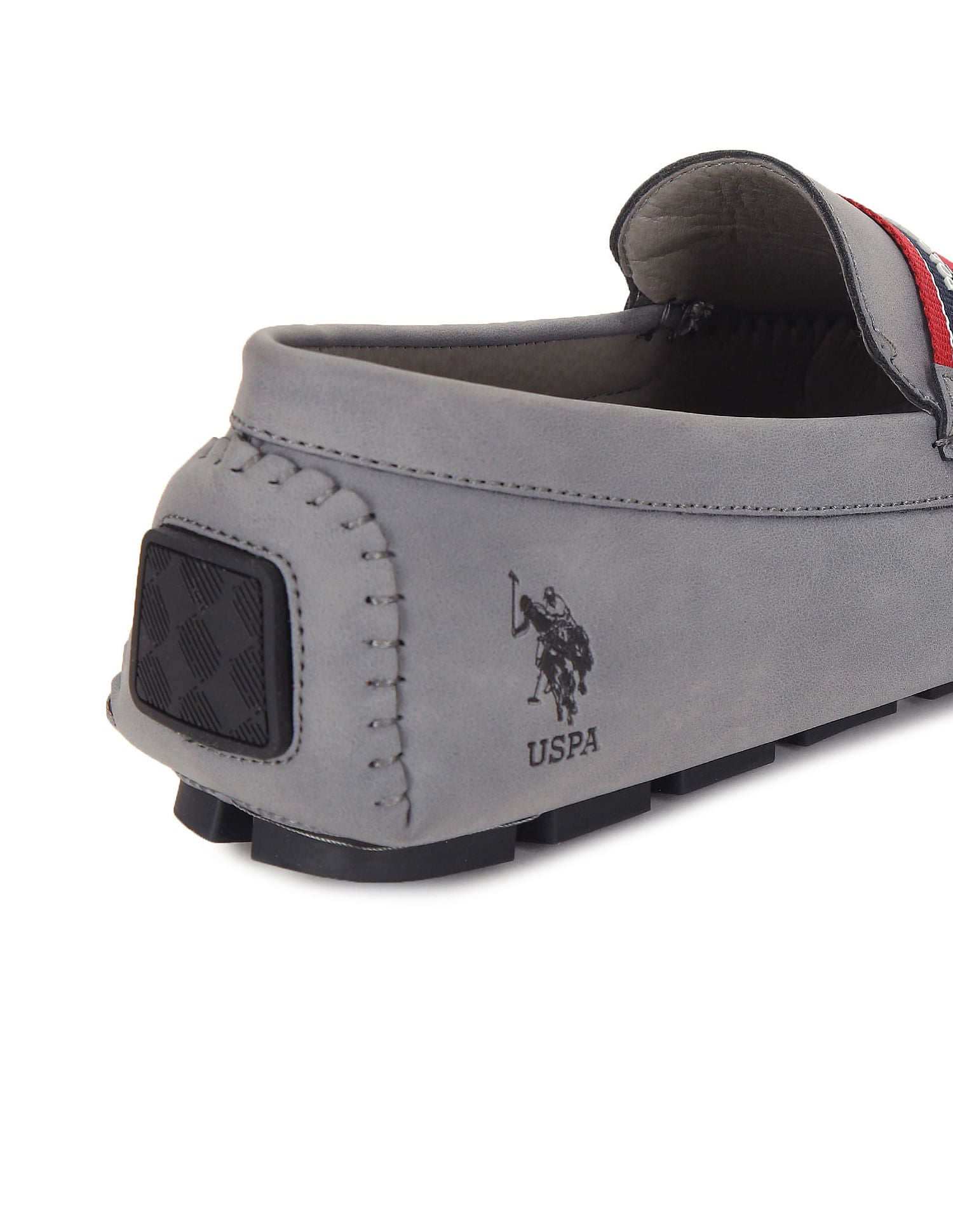 Round Toe Textured Perez 2.0 Shoes Grey - U.S. Polo Assn. India | Large