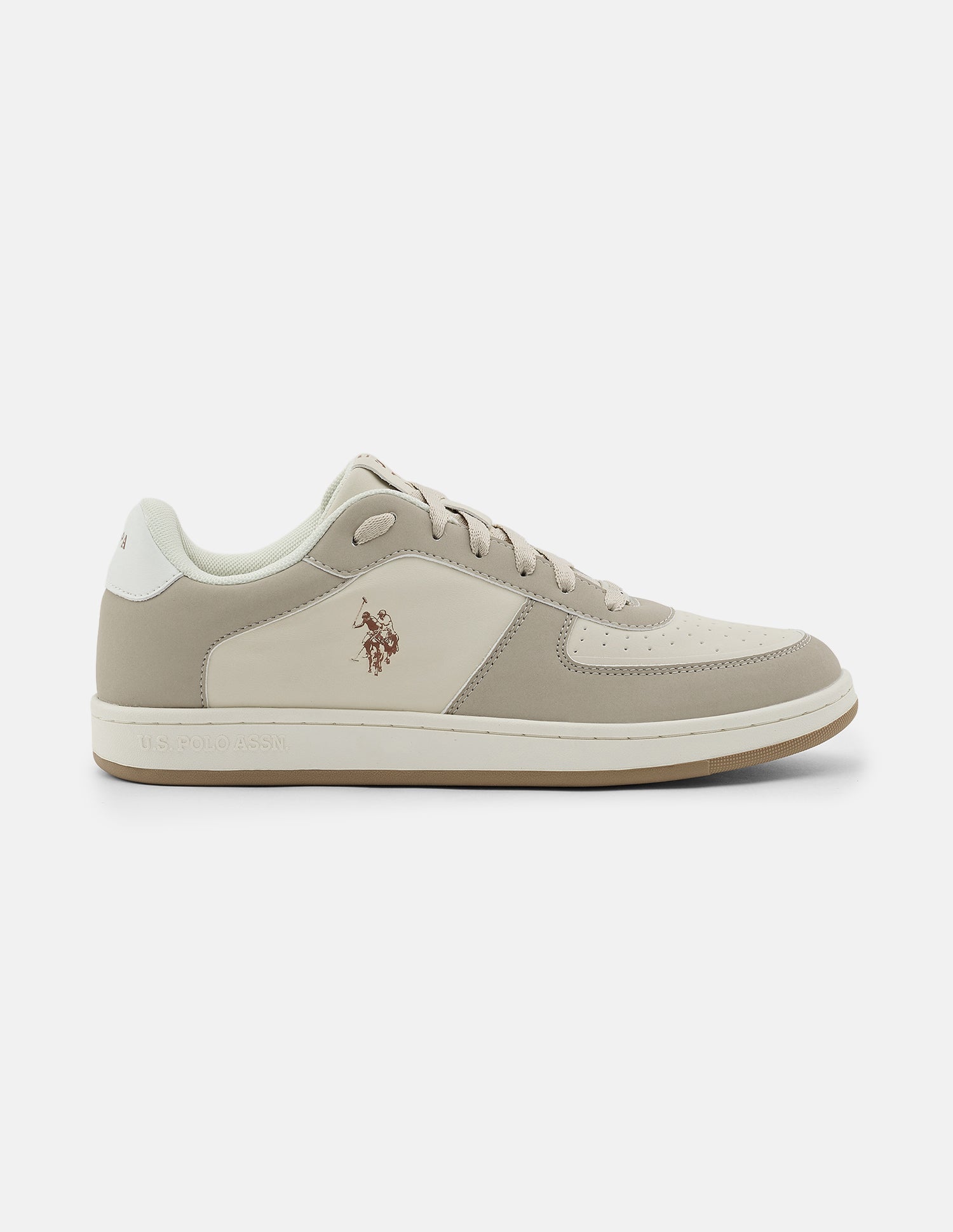 Colour Blocked Reino Sneakers Beige - U.S. Polo Assn. India | Large
