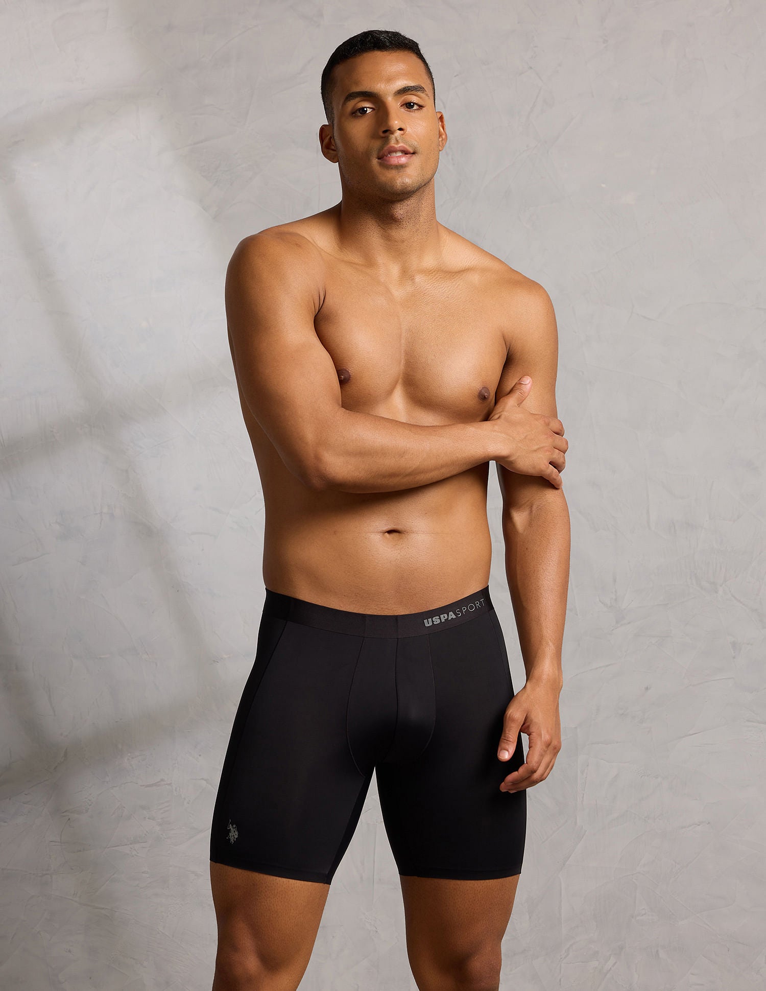 Micro Fibre Seamless Long Trunk Black - U.S. POLO ASSN. | Large