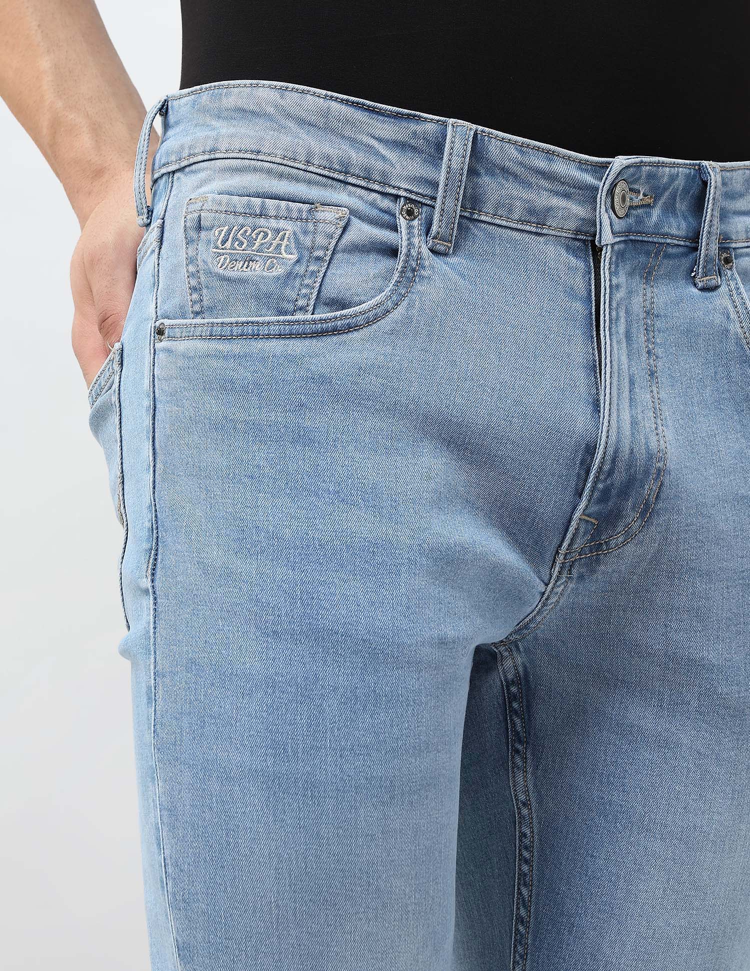 Connor Bootcut Blue Jeans Light Indigo - U.S. POLO ASSN. | Large