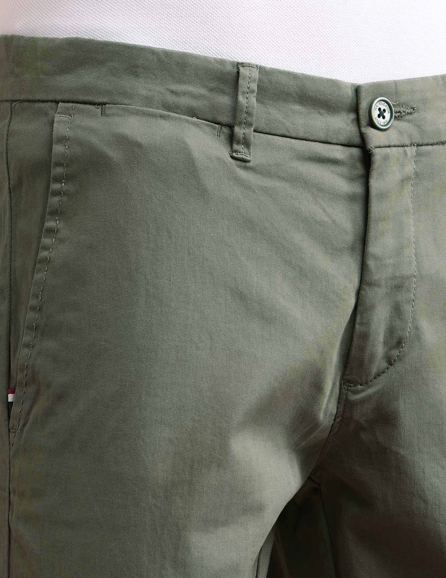 Solid Twill Trousers Olive - U.S. POLO ASSN. | Large