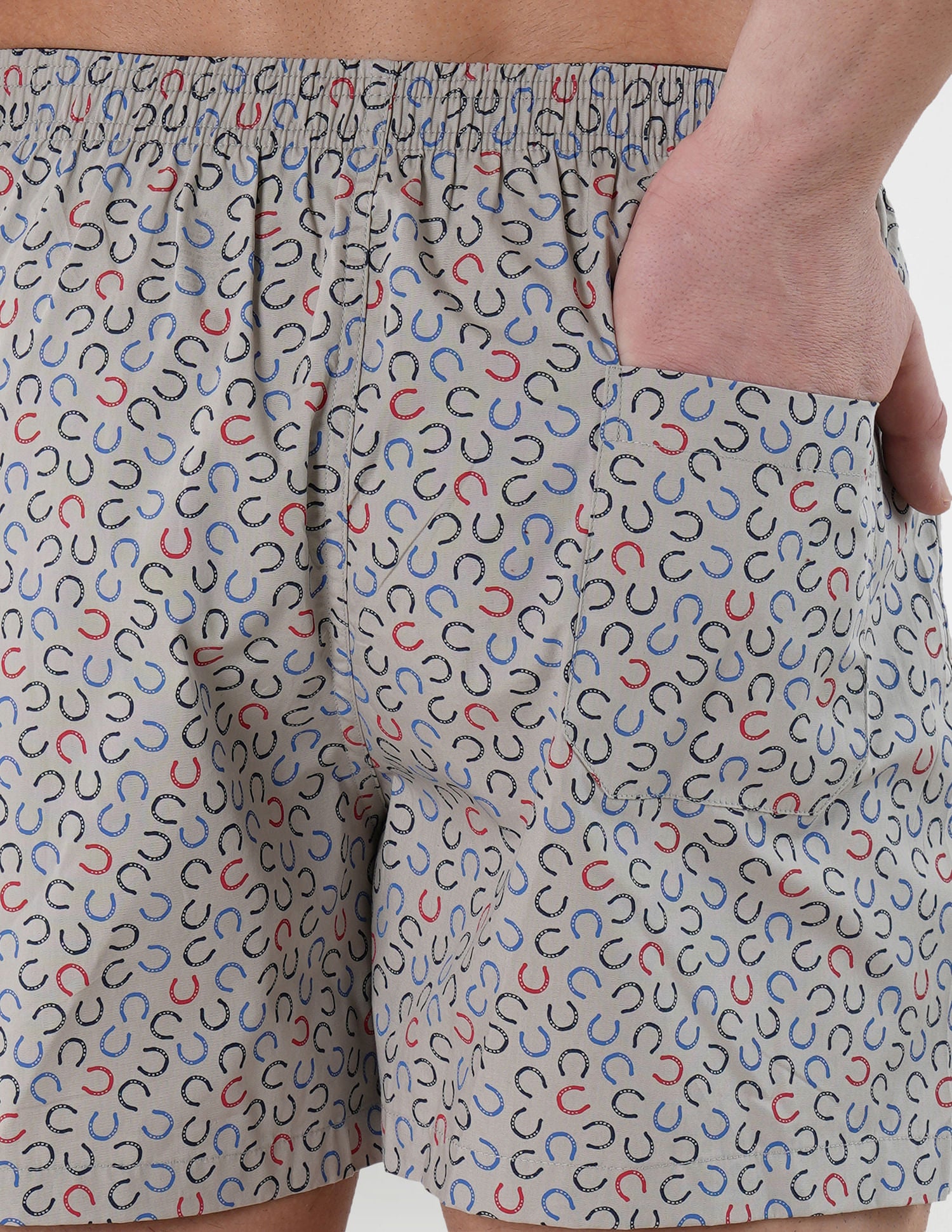 Graphic Print Cotton I657 Boxers - Pack Of 1 Grey - U.S. POLO ASSN. | Large