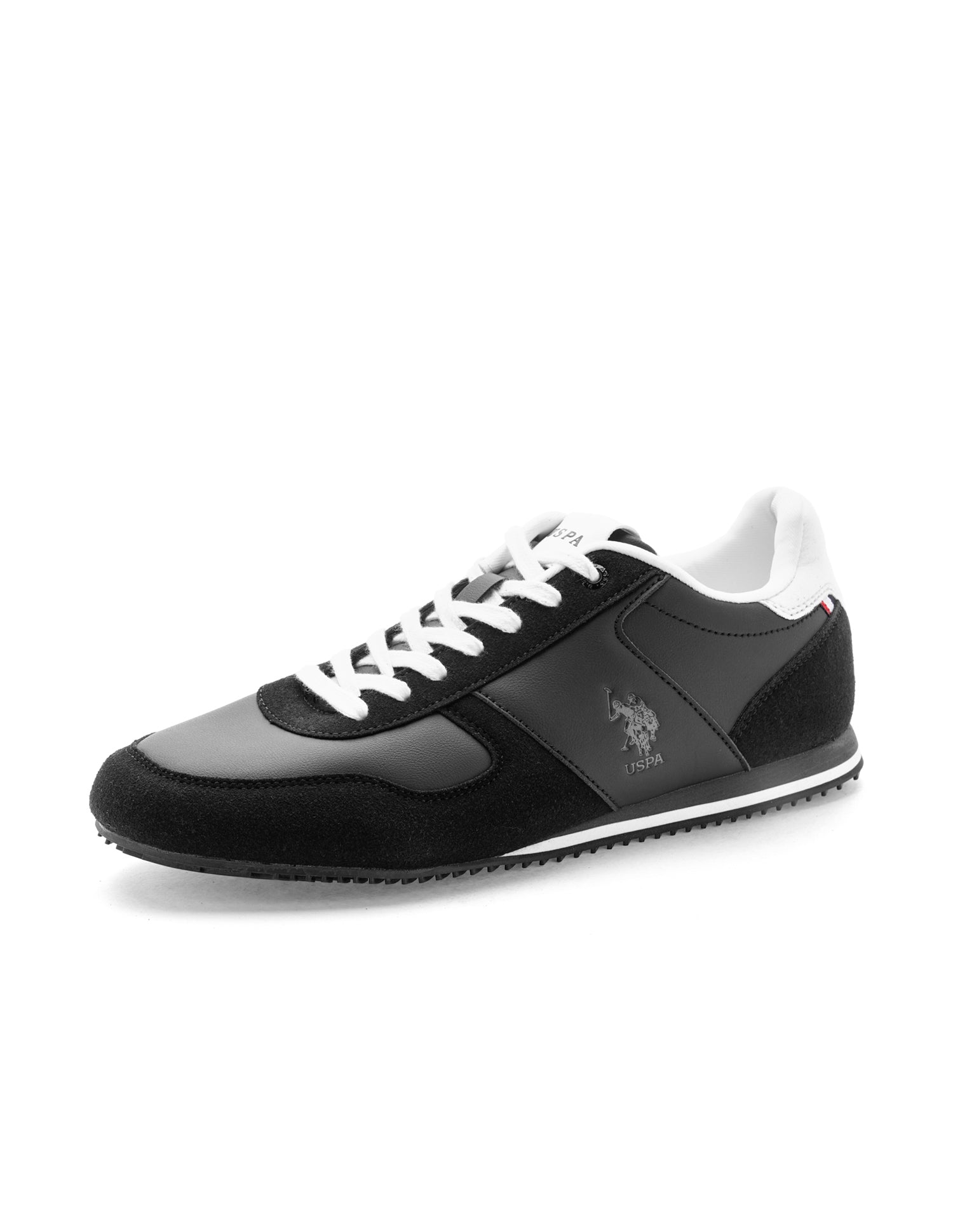 Men Sorrento 4.0 Black Retro Sneakers Black - U.S. POLO ASSN. | Large