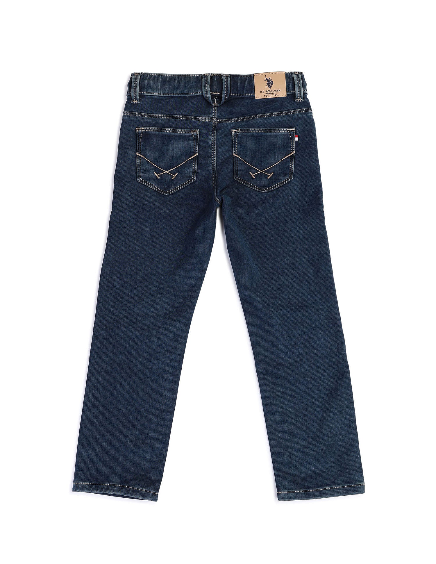 Regular fit Solid Jeans Blue - U.S. POLO ASSN. | Large