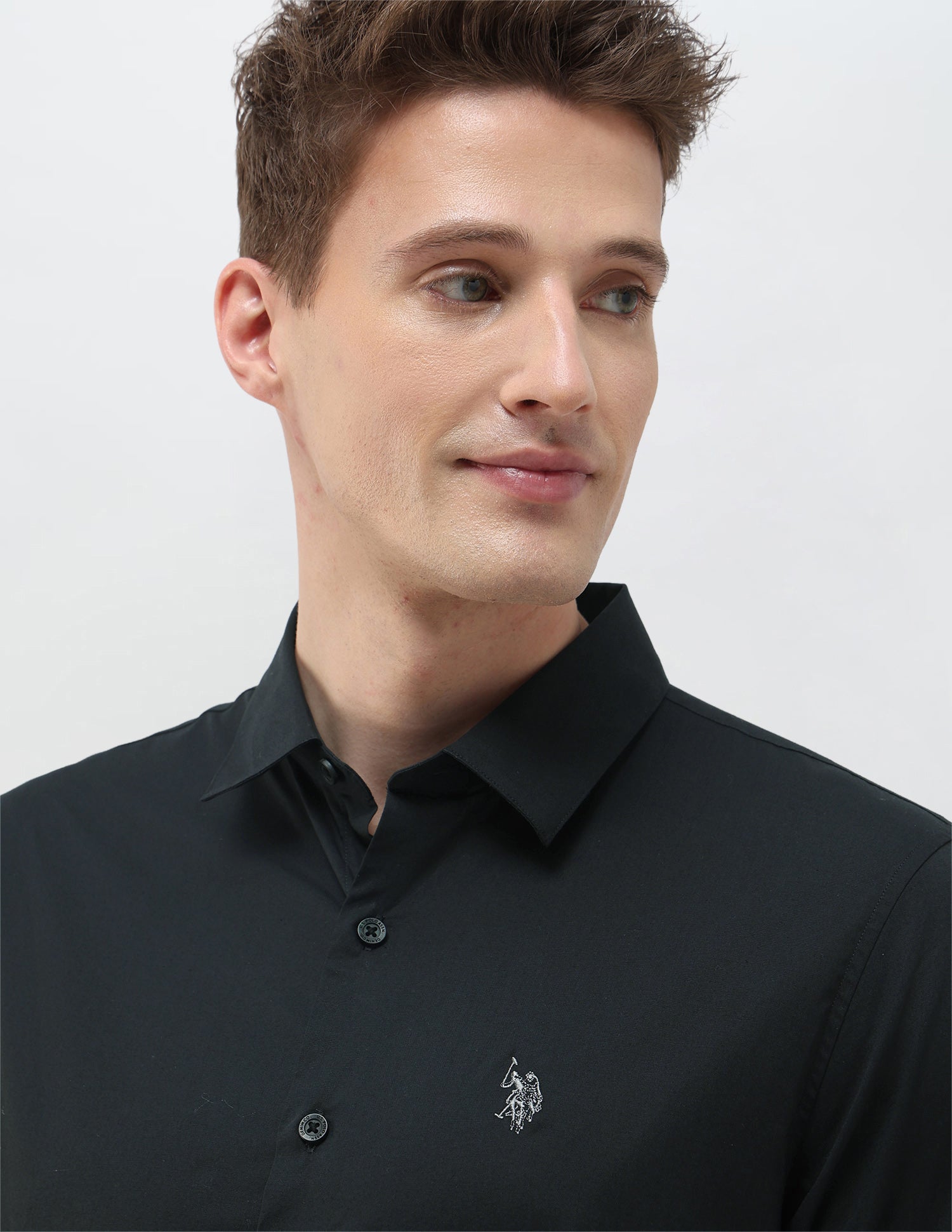 Black & Gold Regular Fit Shirt Black - U.S. Polo Assn. India | Large