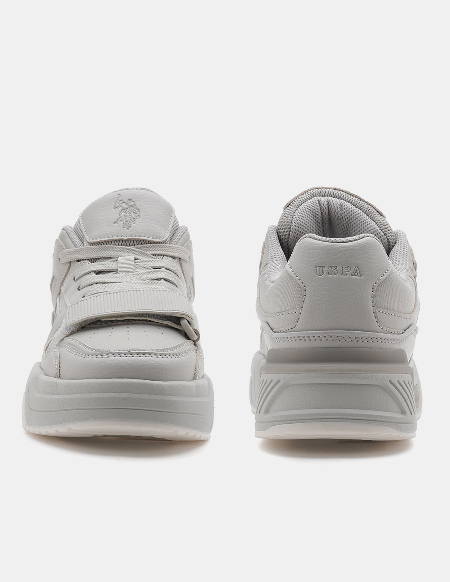 Men Low Top Mark Sneakers Beige - U.S. Polo Assn. India | Large