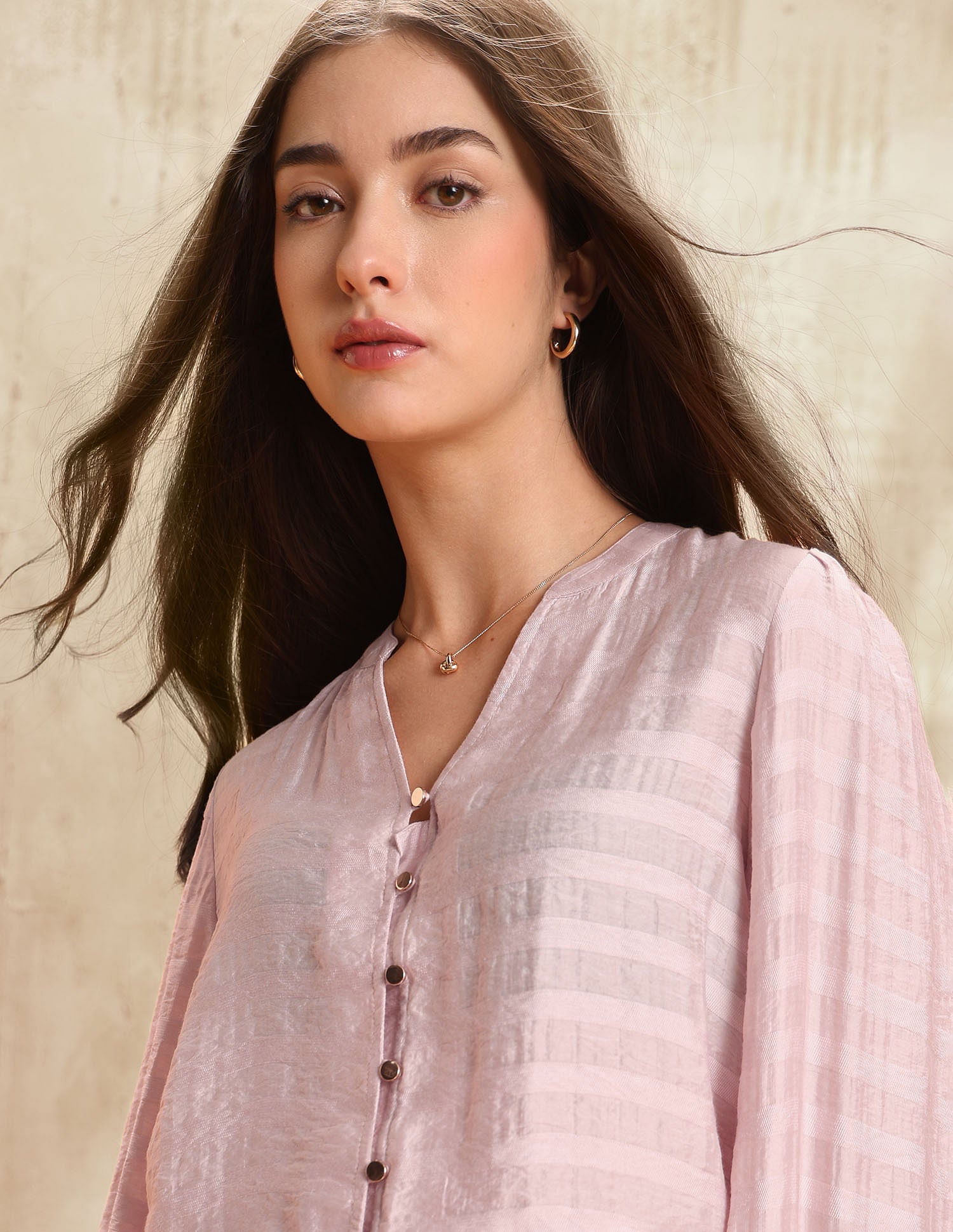 Regular Fit Floral Printed Shirt Dusty Pink - U.S. Polo Assn. India | Large