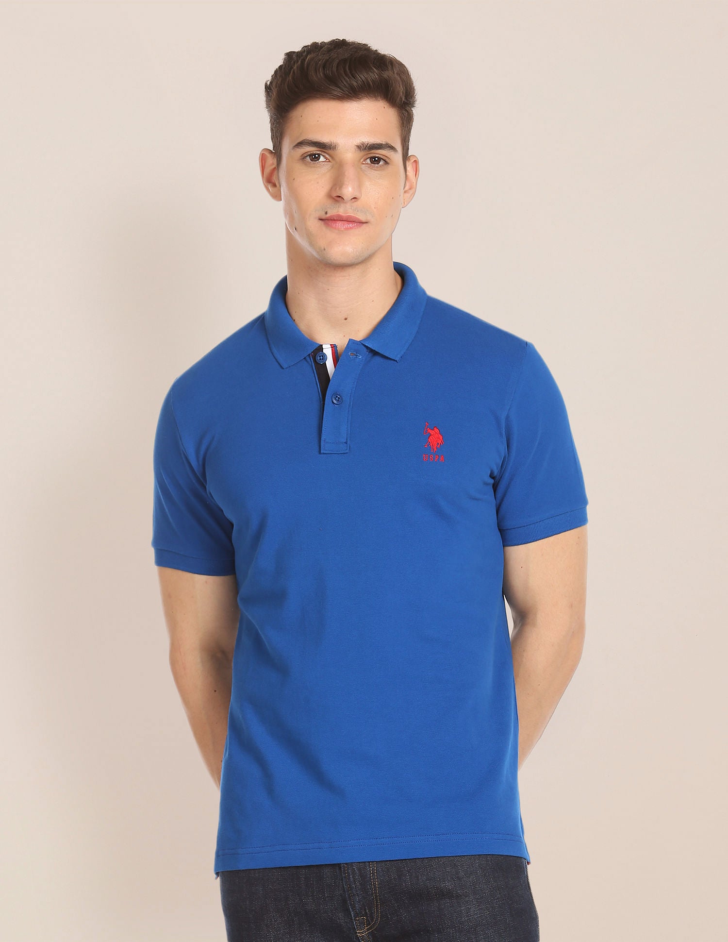 Pure Cotton Slim Fit Polo Shirt – U.S. Polo Assn. India