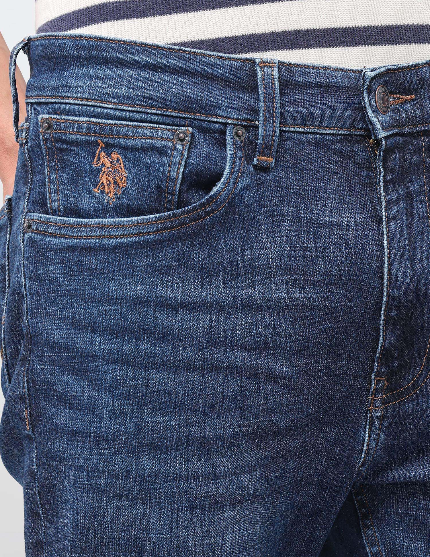 Connor Bootcut Fit Blue Jeans Dark Blue - U.S. Polo Assn. India | Large