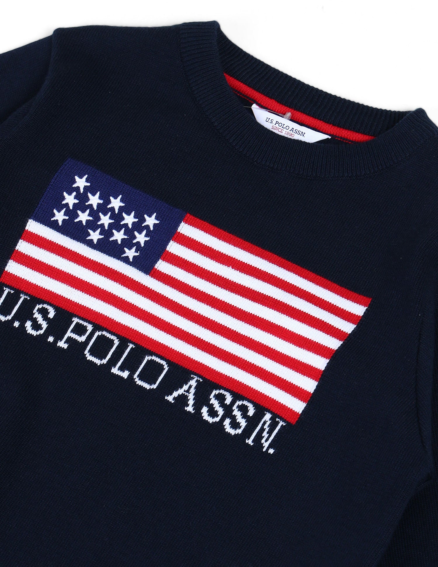 UKSWE0118 NAVY Boys Sweater Navy - U.S. POLO ASSN. | Large