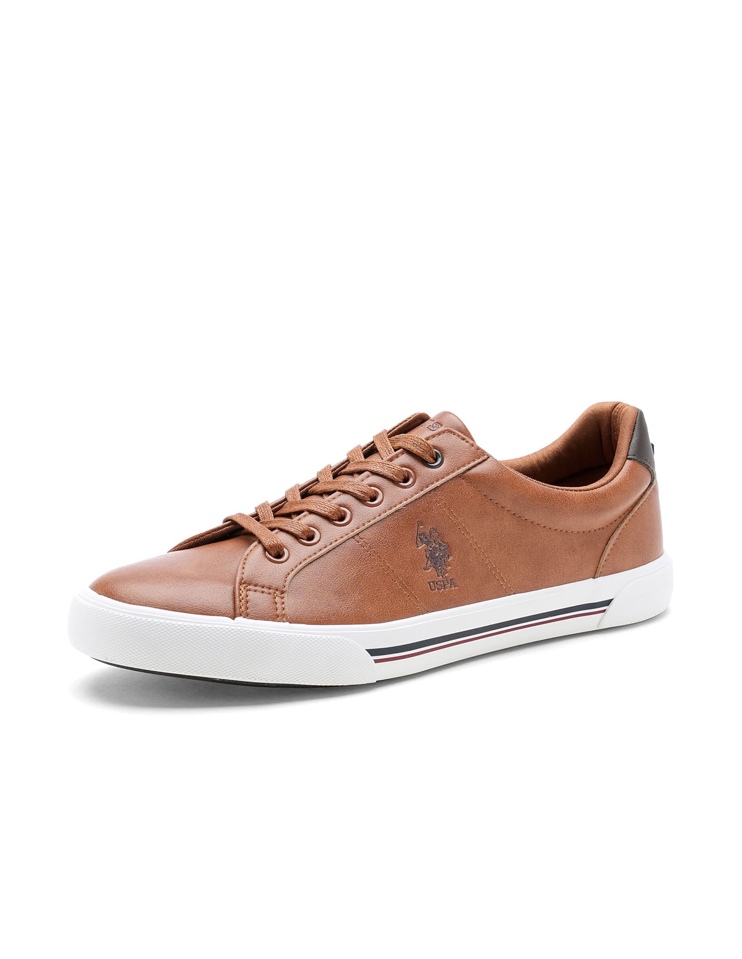 Men Solid Padry 4.0 Sneakers Tan - U.S. Polo Assn. India | Large