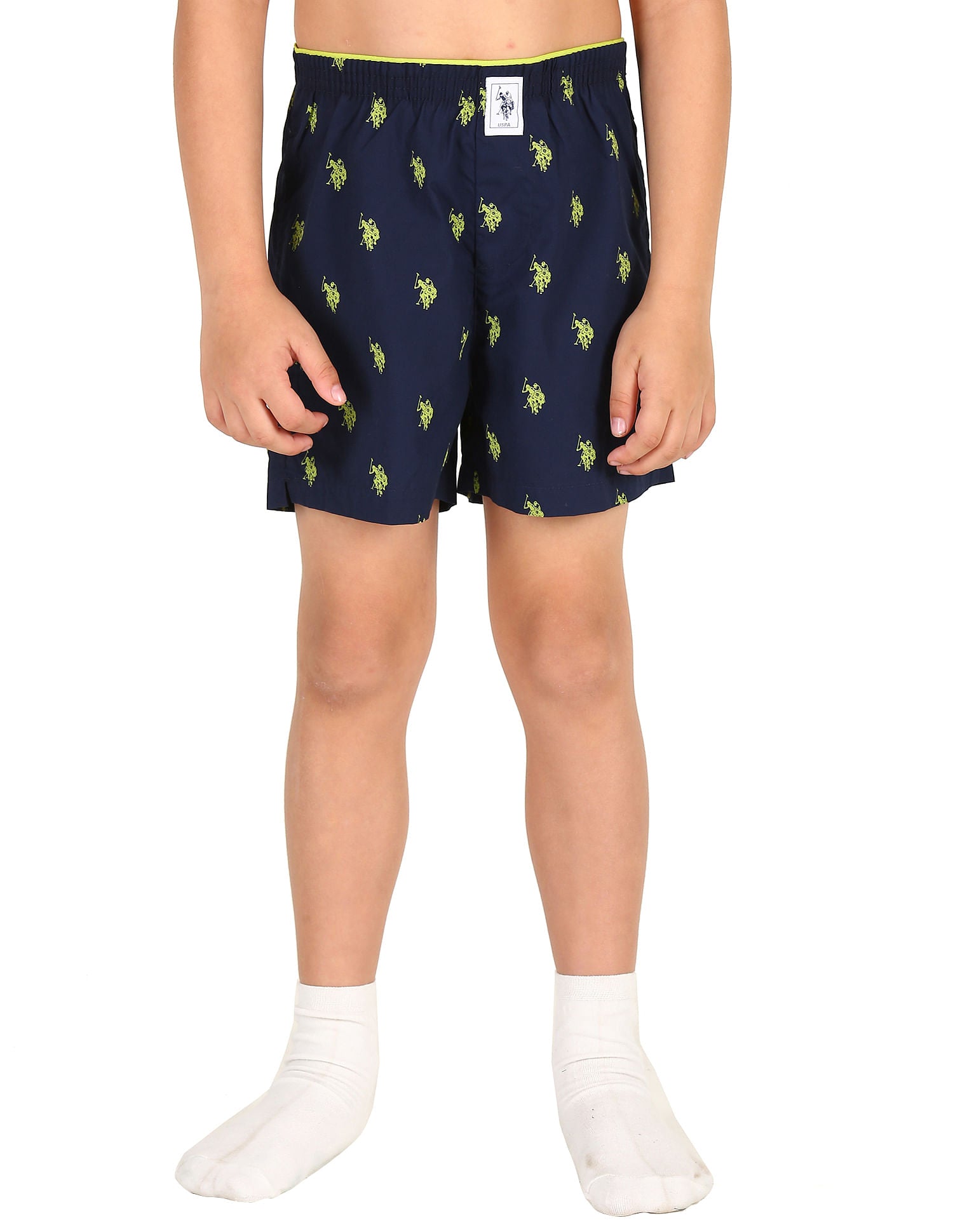 Pure Cotton Printed IKXA Boxers - Pack Of 1 Navy - U.S. POLO ASSN. | Large