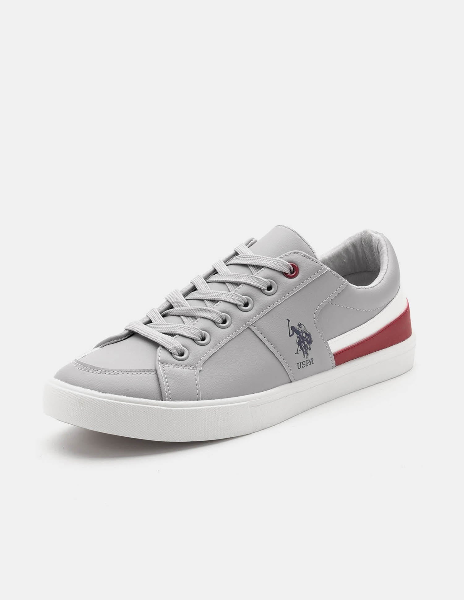 Men Clarkin 5.0 Colour Blocked Sneakers Grey - U.S. Polo Assn. India | Large