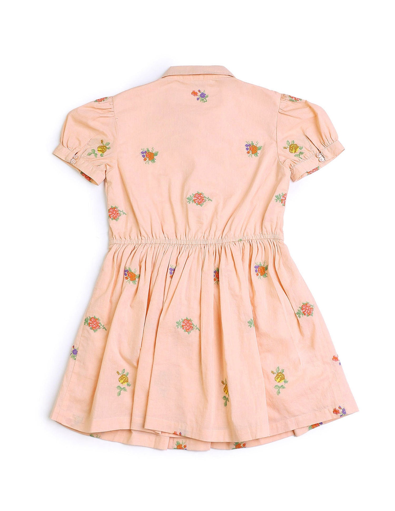 Girls Embroidered Fit & Flare Dress Multi - U.S. POLO ASSN. | Large