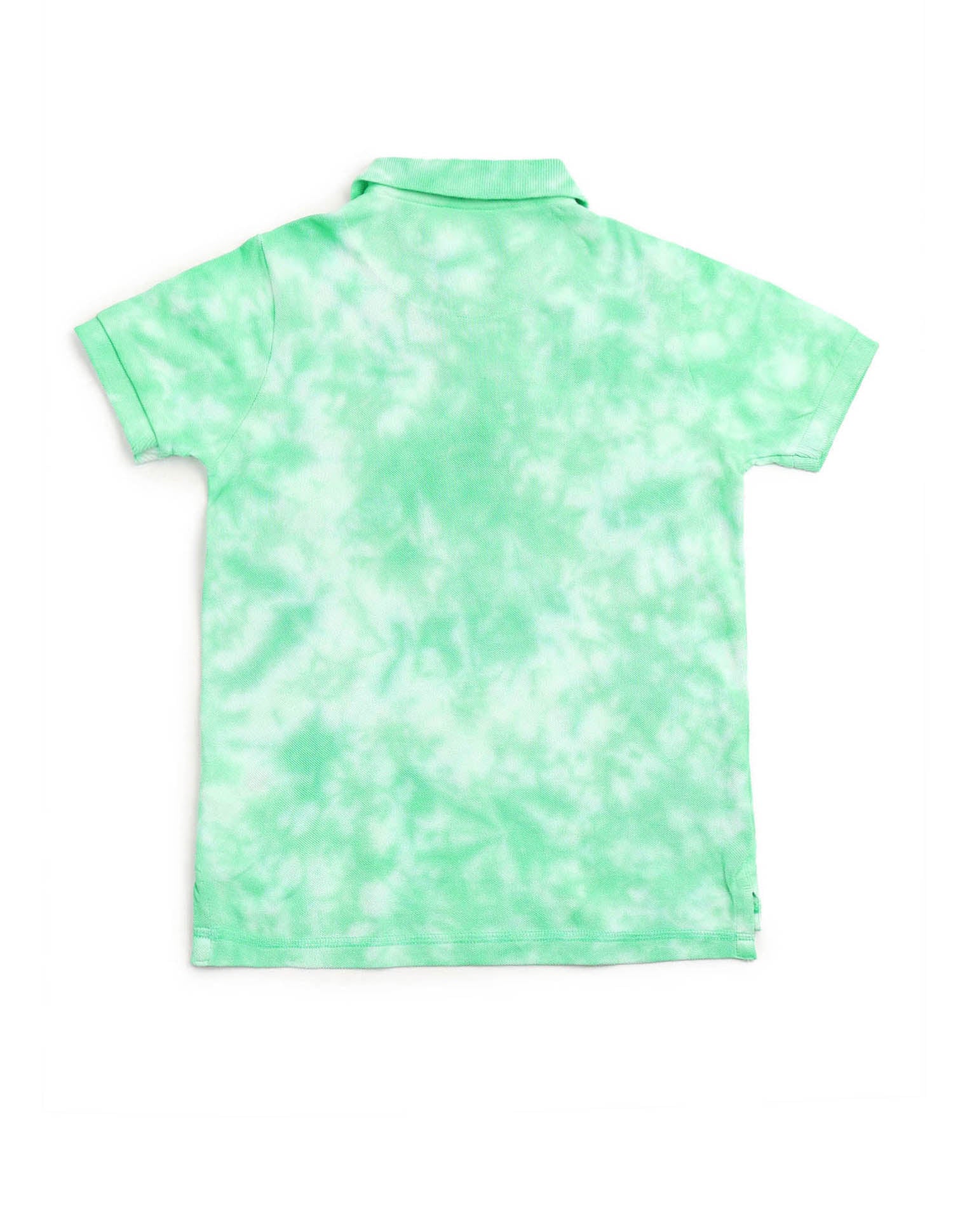 Boys All Over Printed Regular Fit Polo Shirt Dark Green - U.S. POLO ASSN. | Large