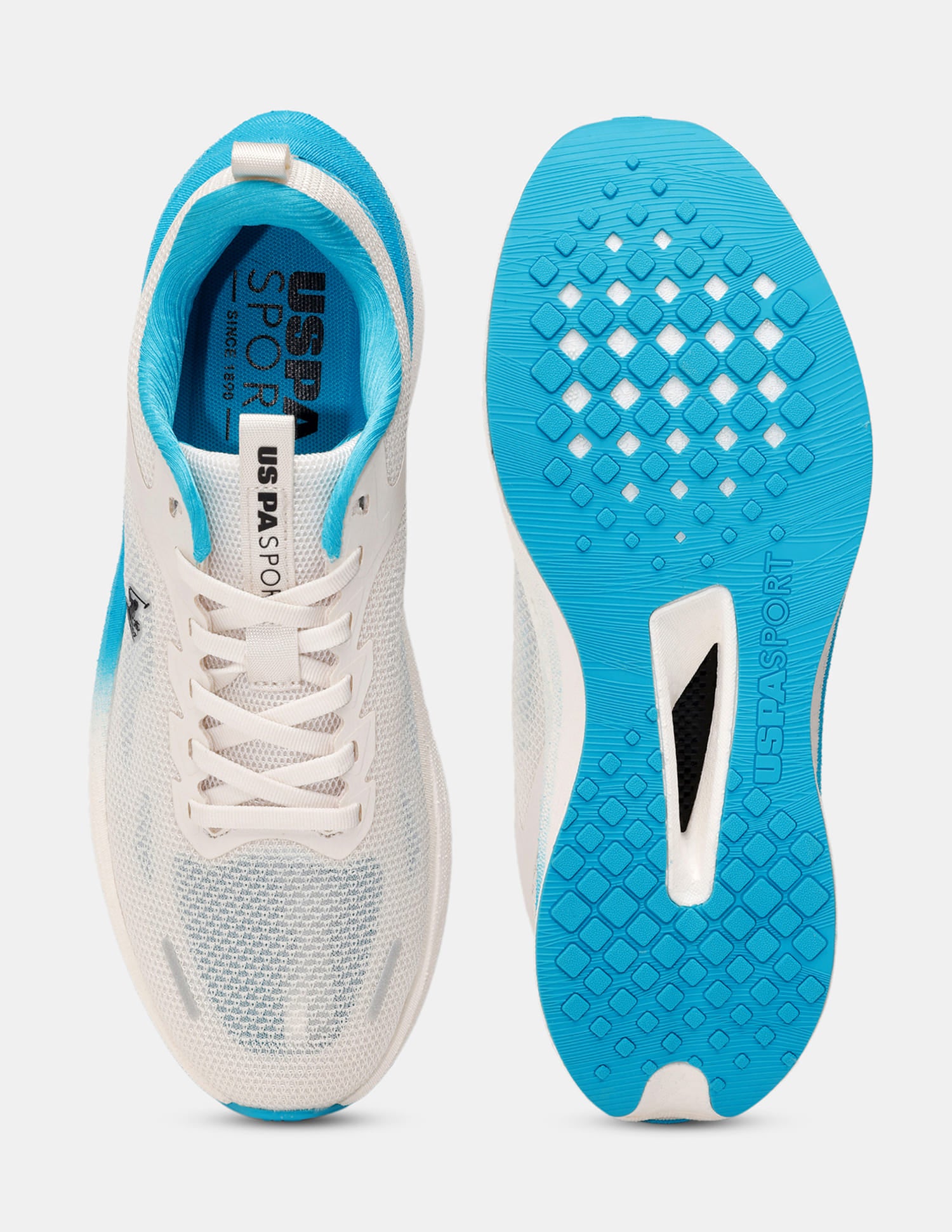 Men Werner USPA Sport Runpro Running Shoes Cream - U.S. Polo Assn. India | Large