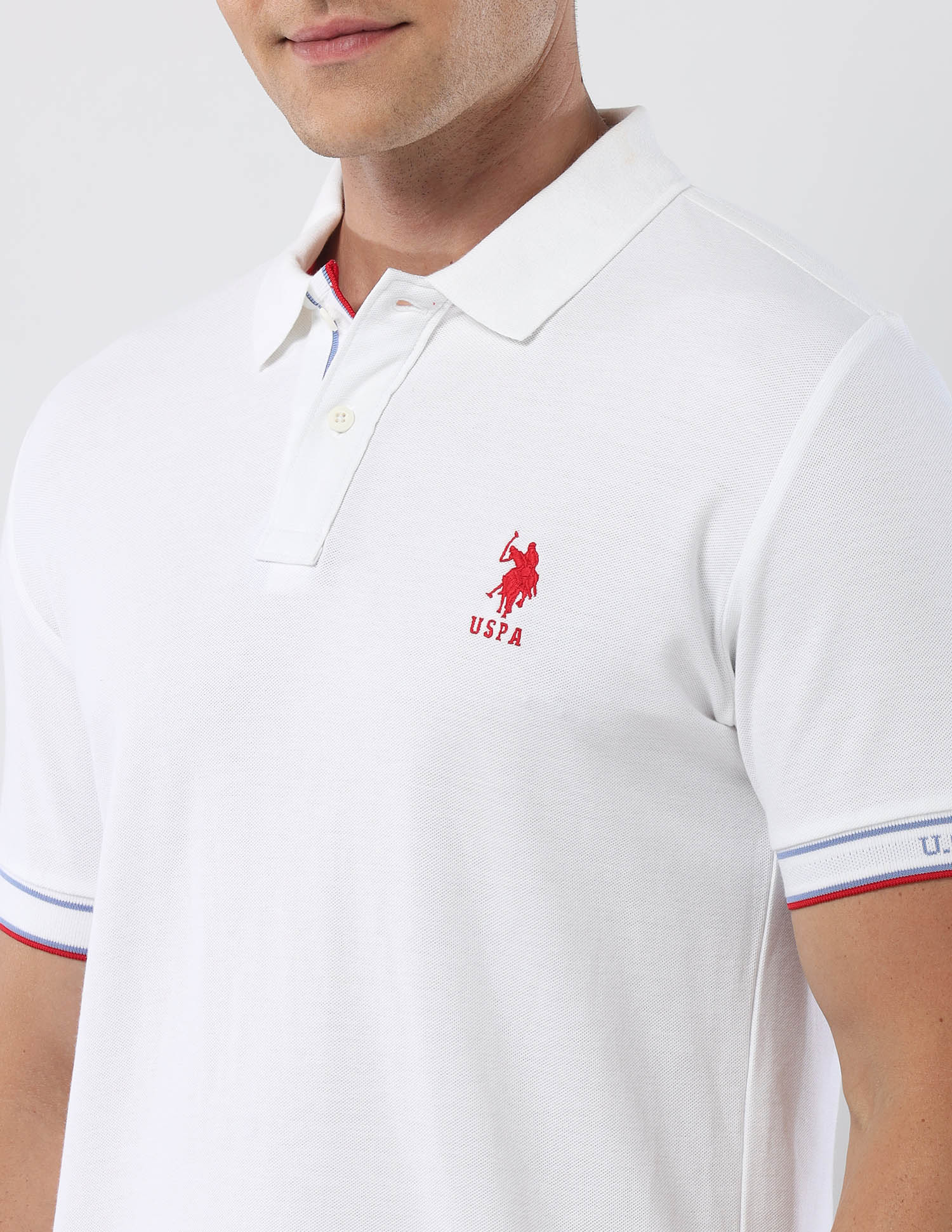 Pure Cotton 135 Anniversary Polo Shirt White - U.S. Polo Assn. India | Large
