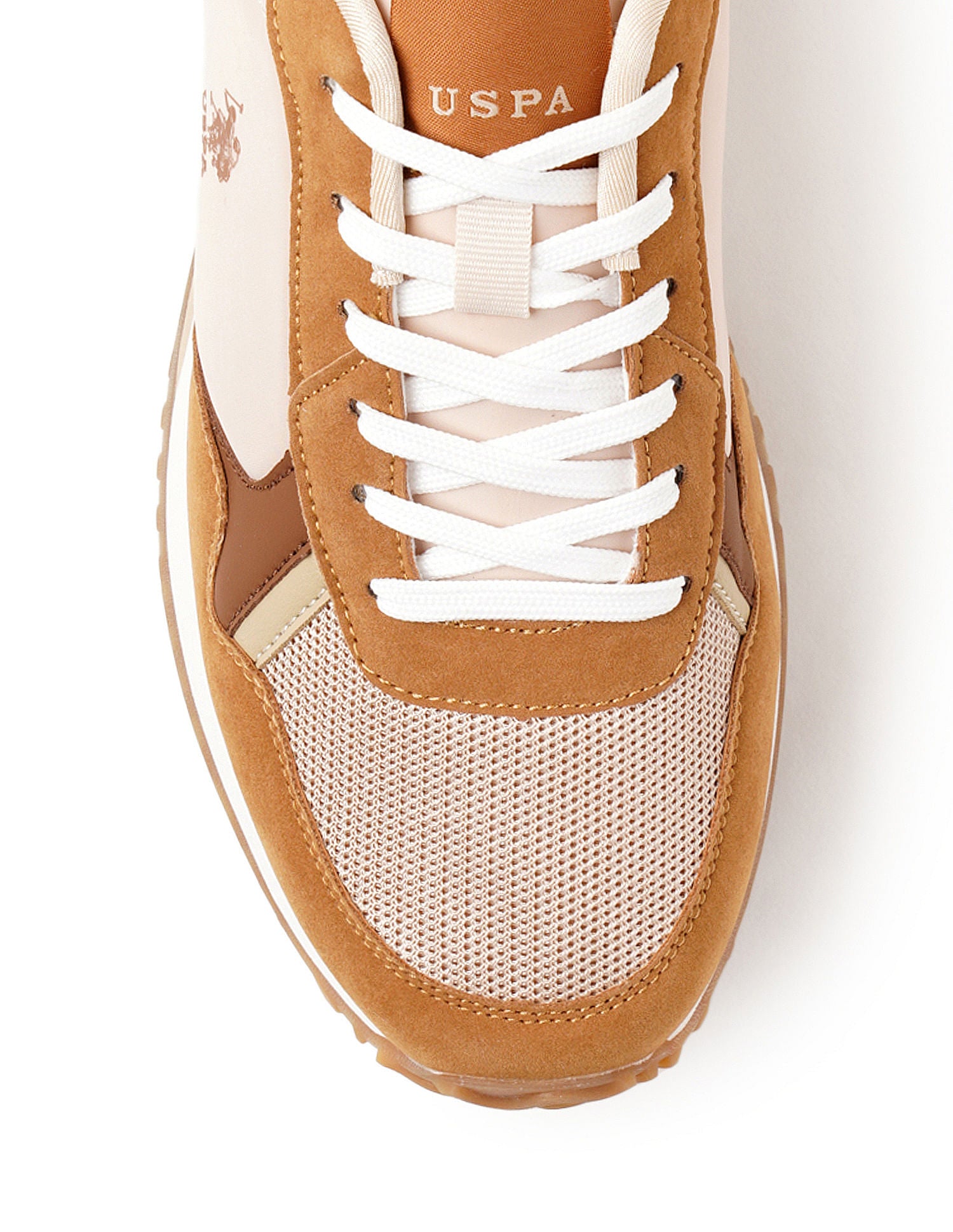 Men Darrion Tan Retro Joggers Sneakers Tan - U.S. Polo Assn. India | Large