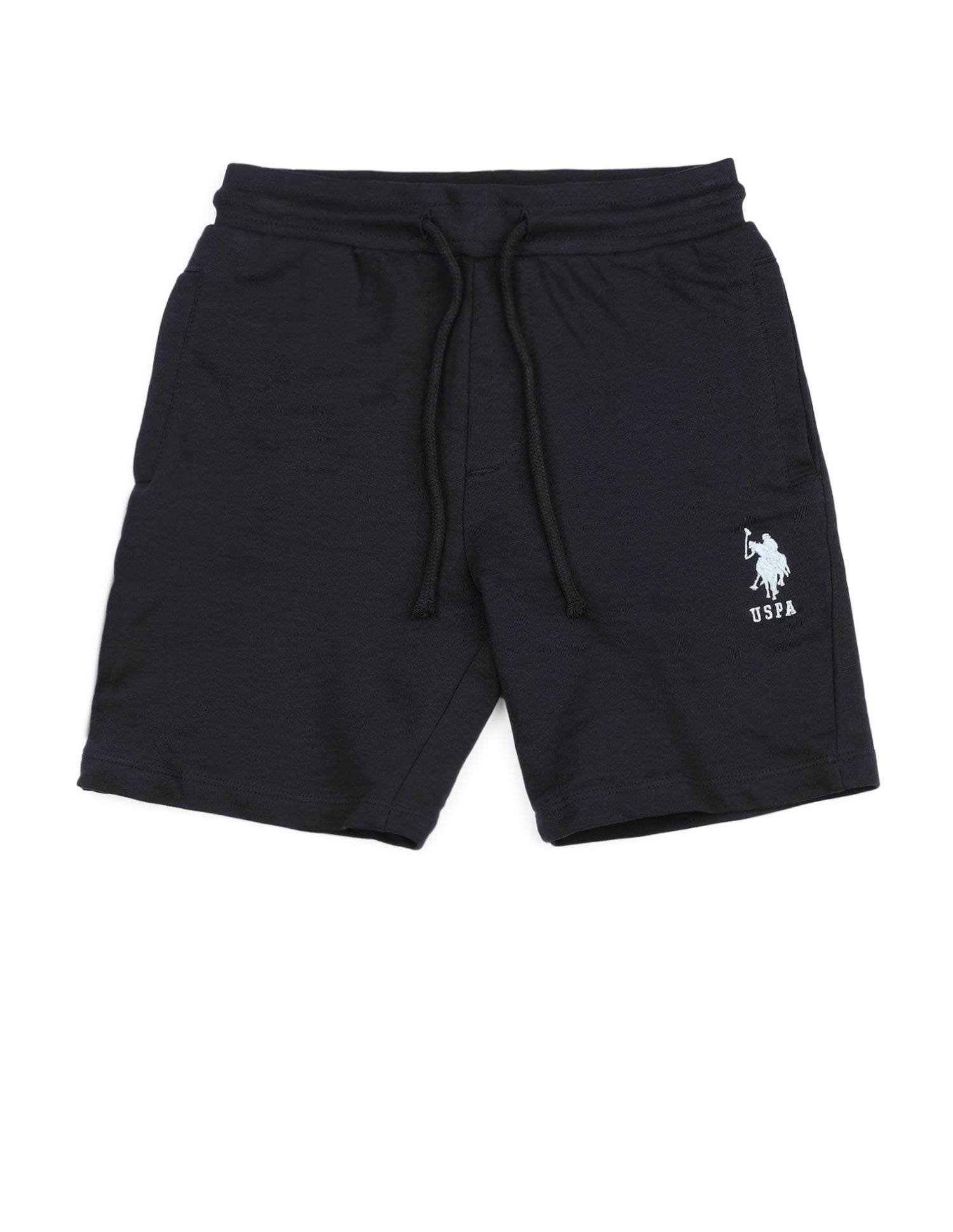 Boys Pure Cotton Mid Rise Shorts Navy - U.S. POLO ASSN. | Large
