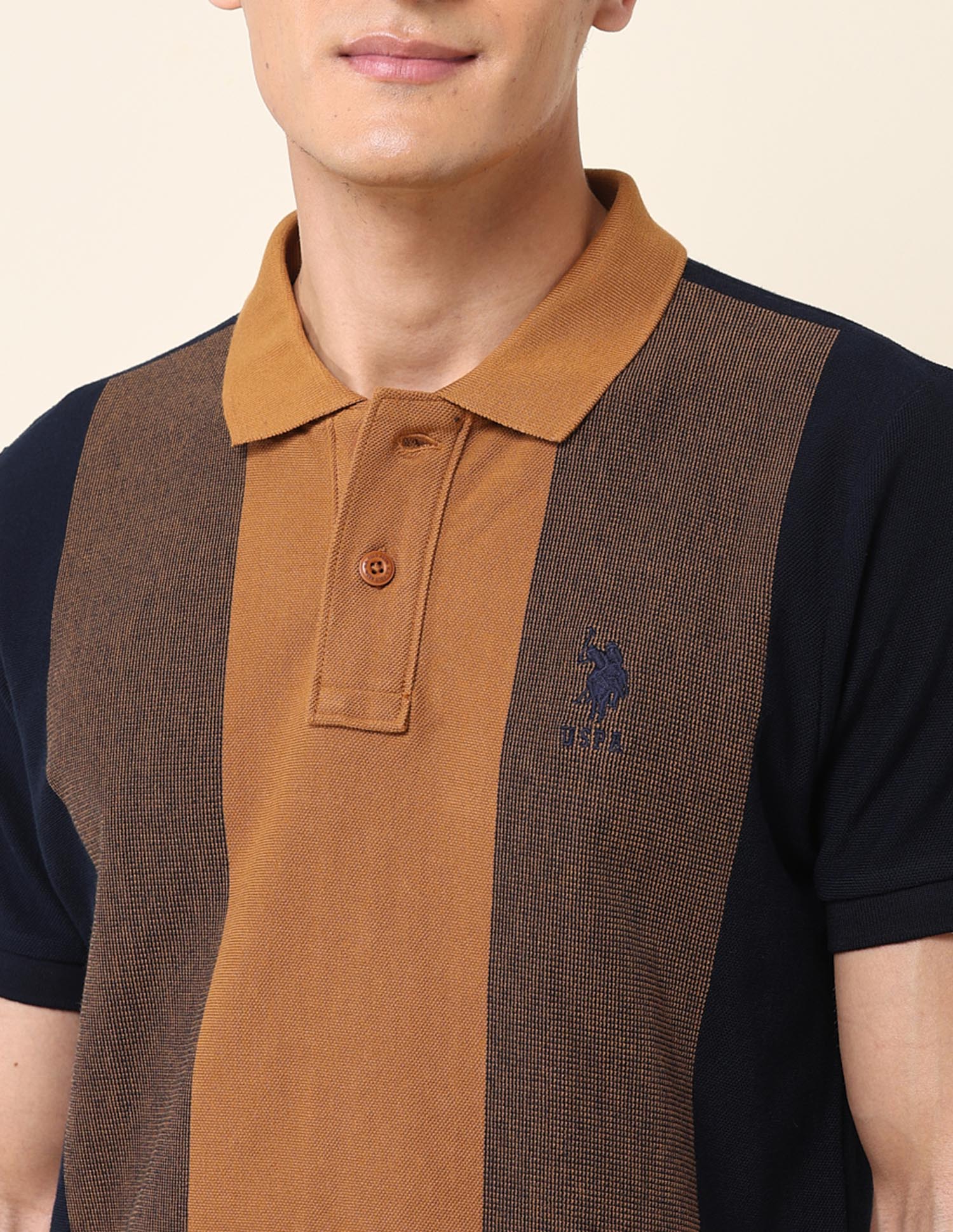 Colourblocked Classic Polo Shirt Navy - U.S. POLO ASSN. | Large