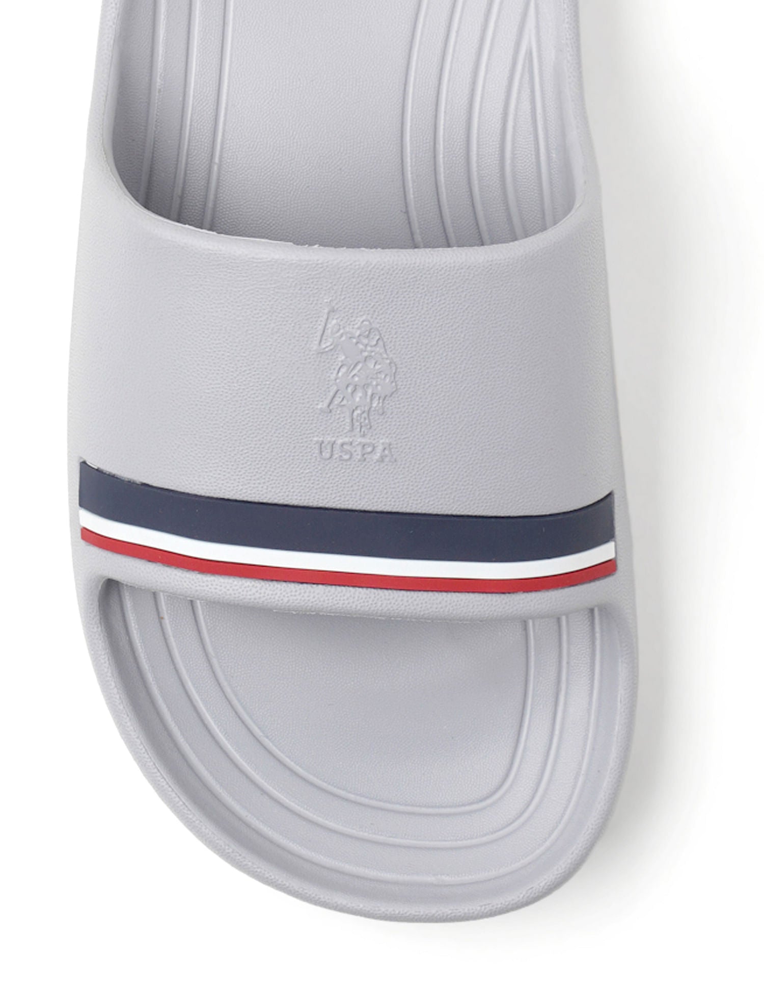 Men Easton 2.0 Grey Foam Walk Sliders Grey - U.S. POLO ASSN. | Large