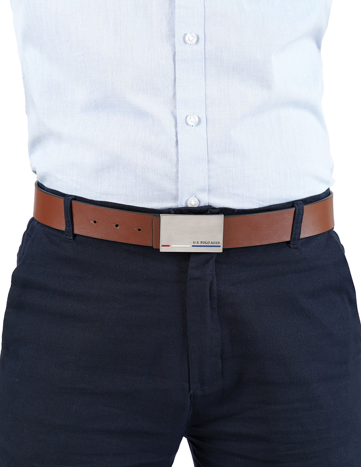 Solid Reversible Belt Black and Brown - U.S. POLO ASSN. | Large